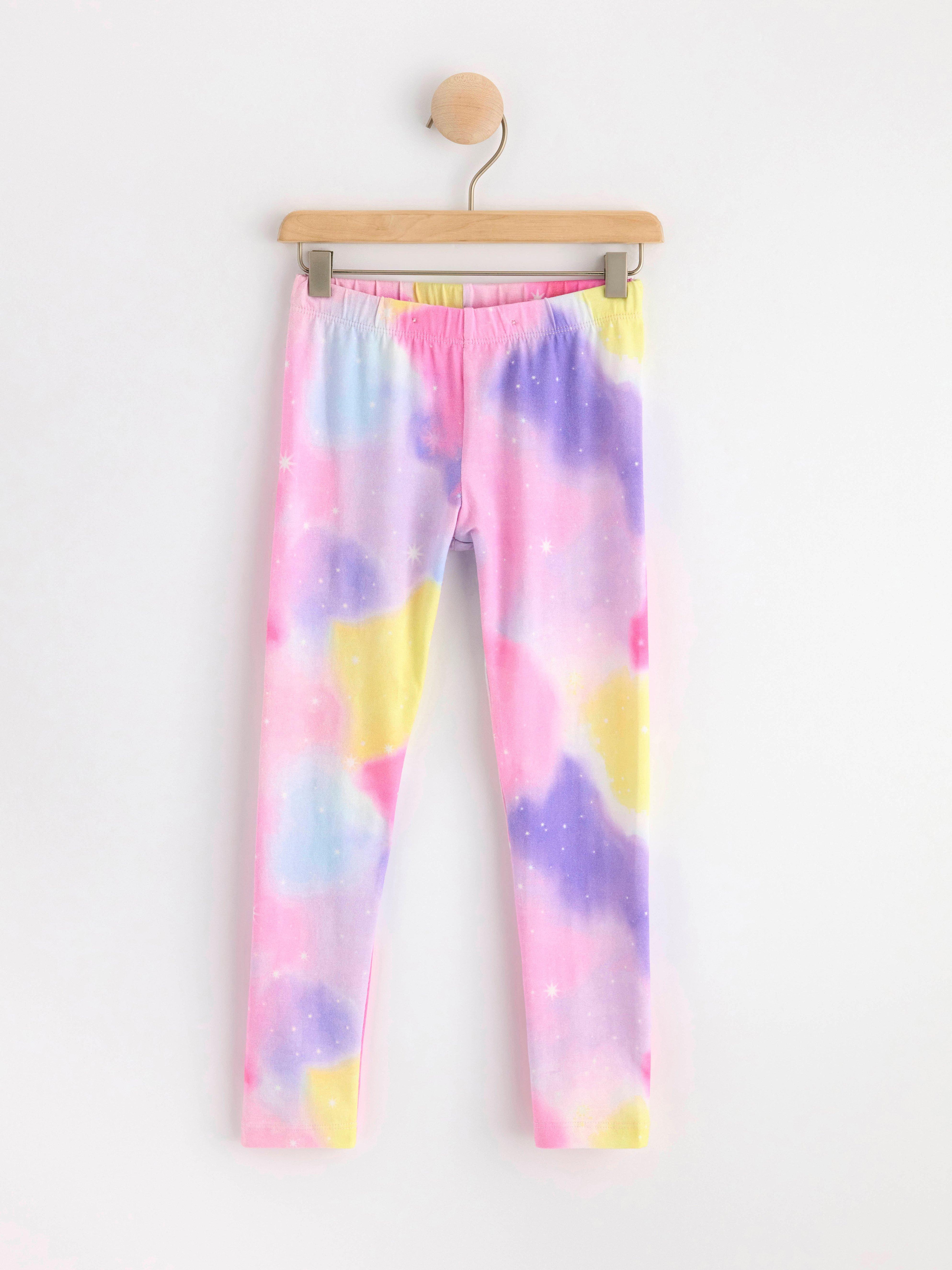 Leggings with rainbow colours Light Pink