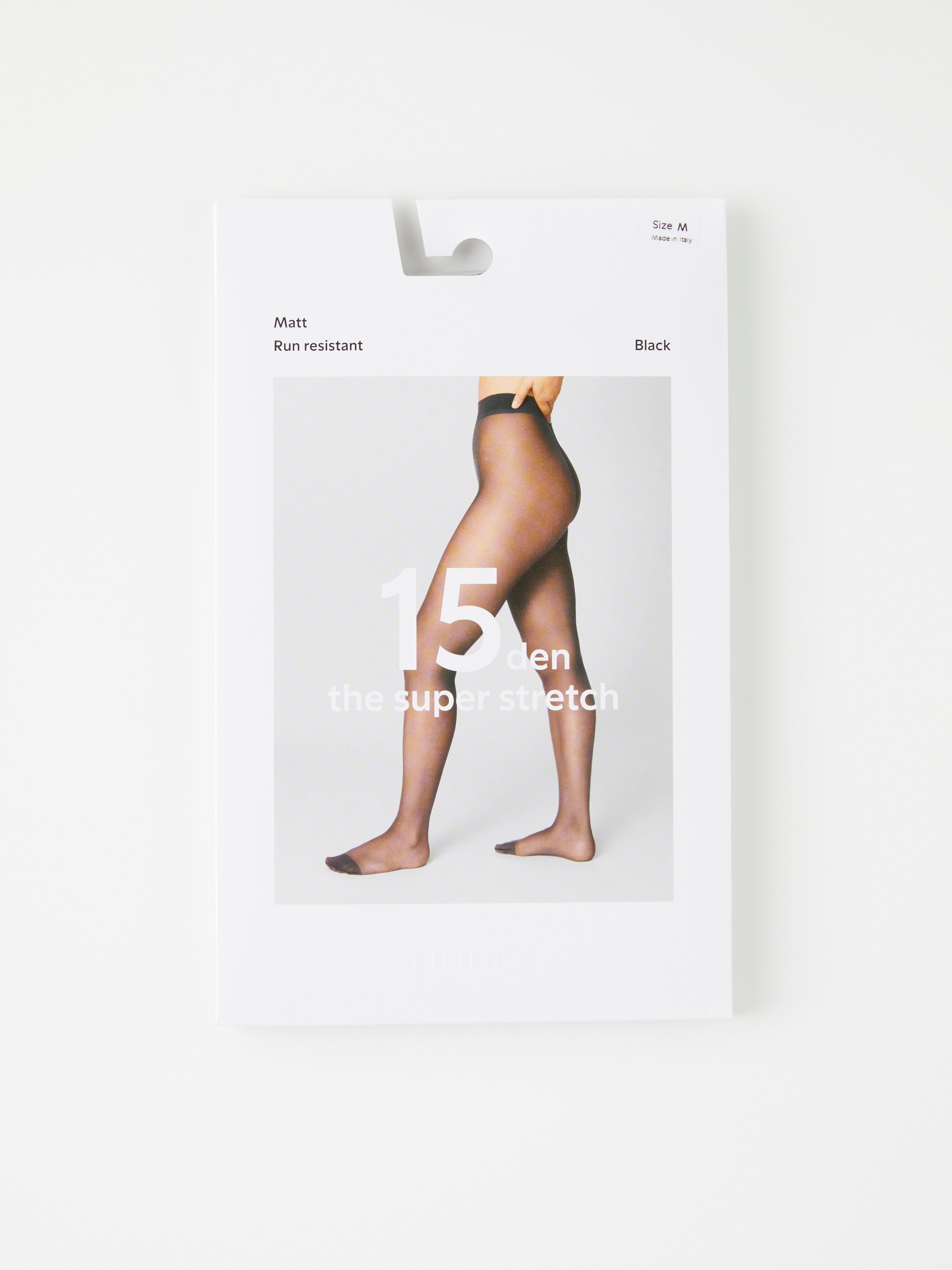 Super stretch matt tights 15 denier Black