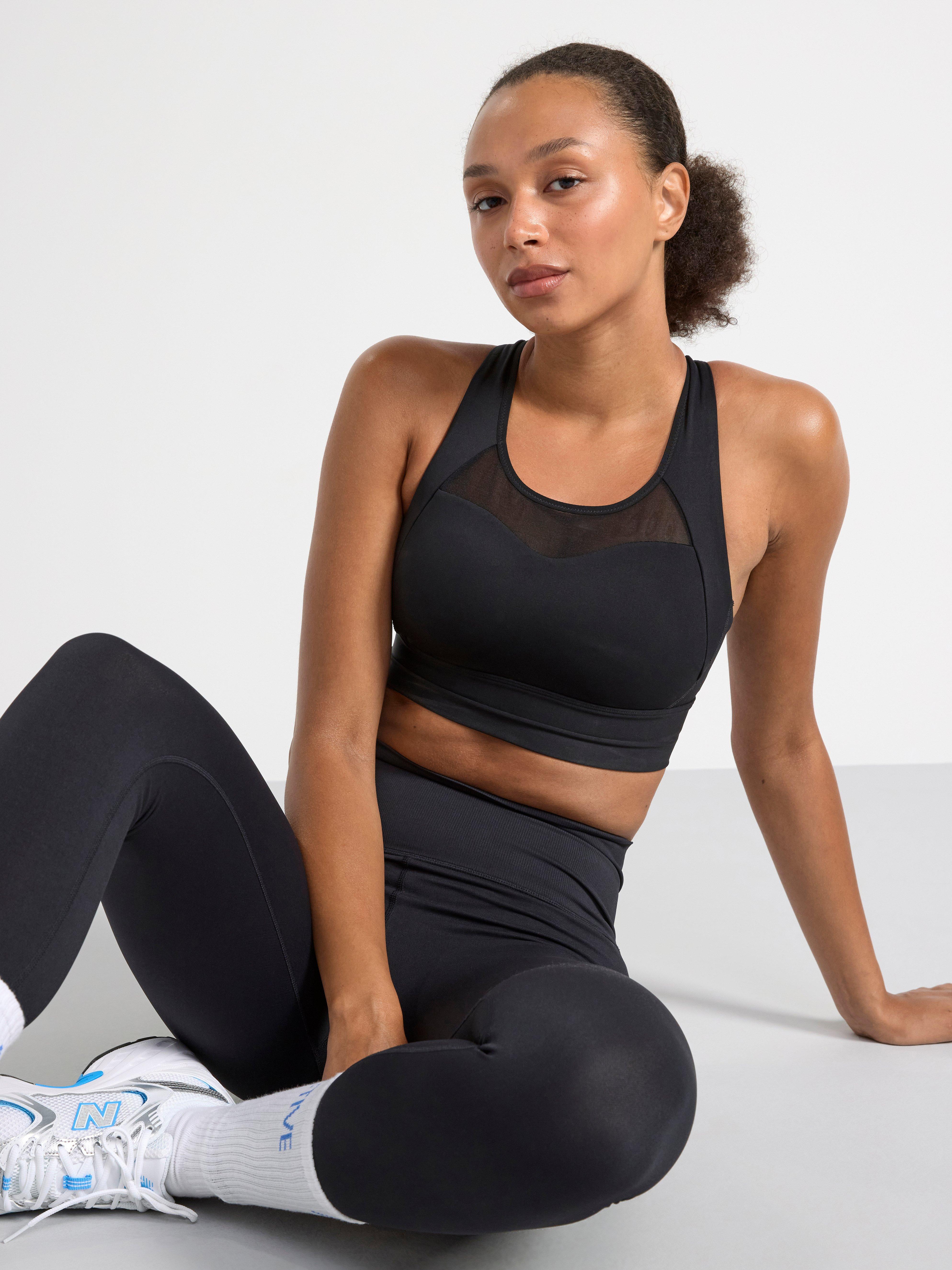 Sports bra medium support Black