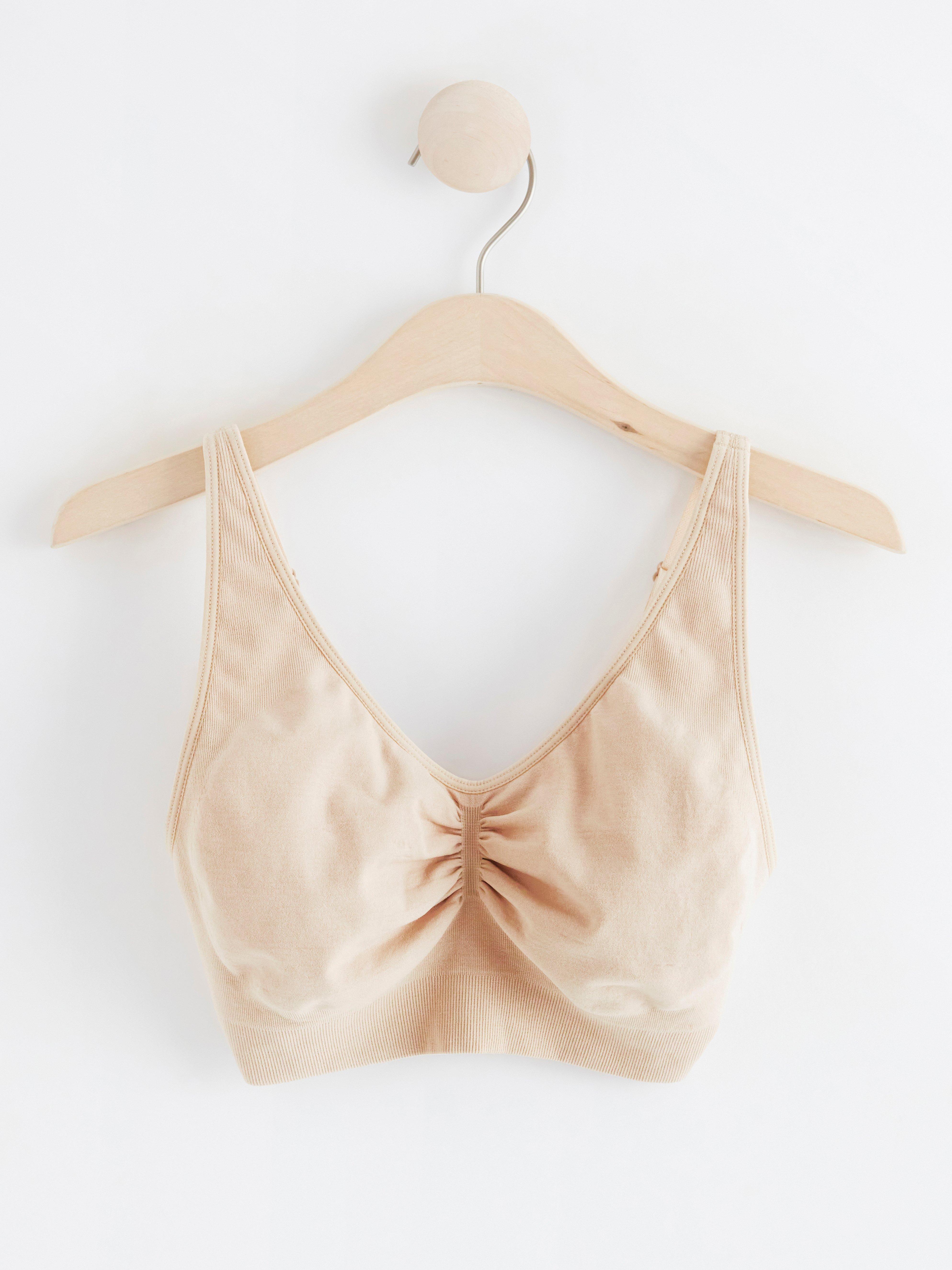 Soft seamless bra Beige