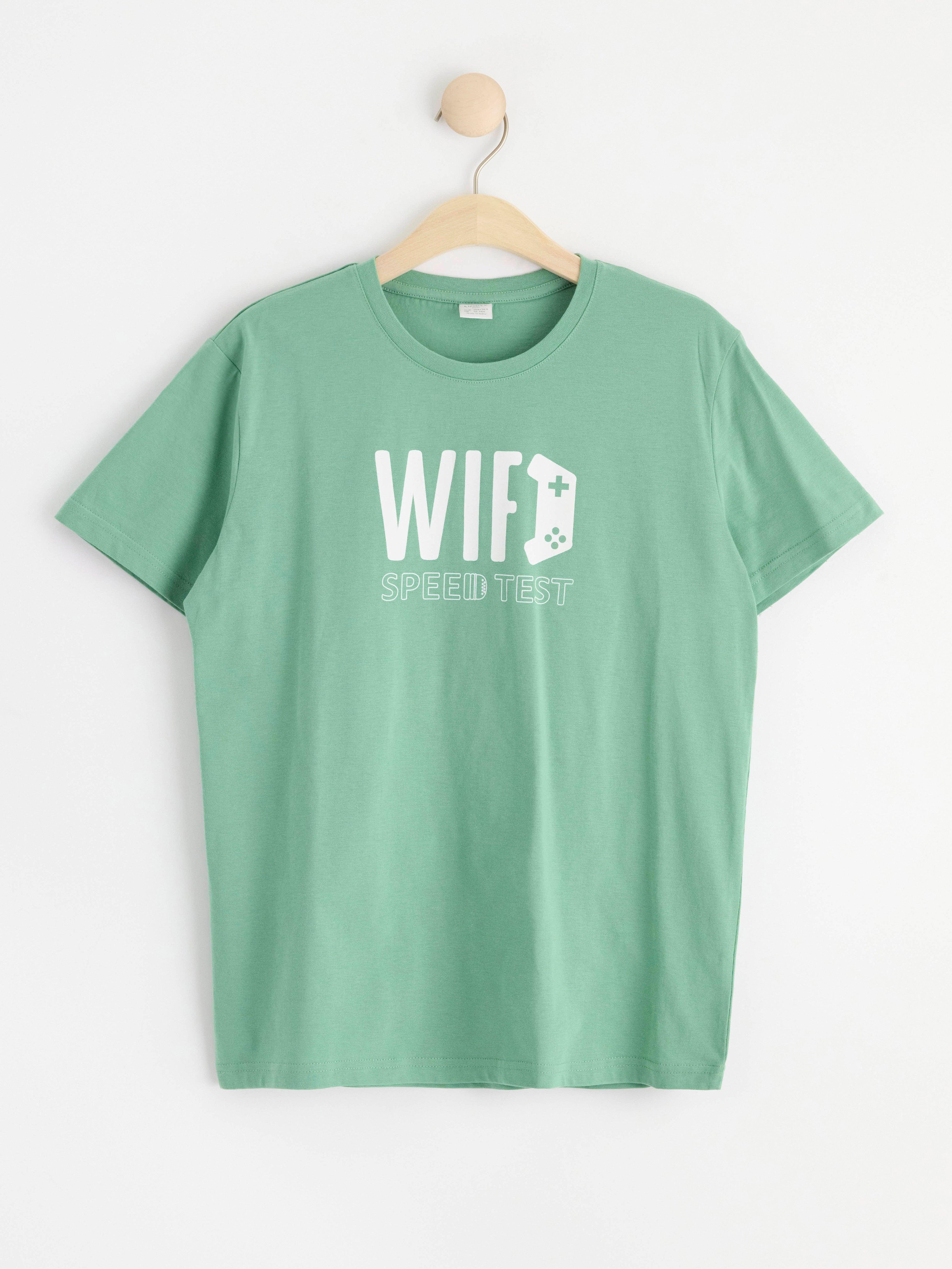T-shirt with print Dusty Green
