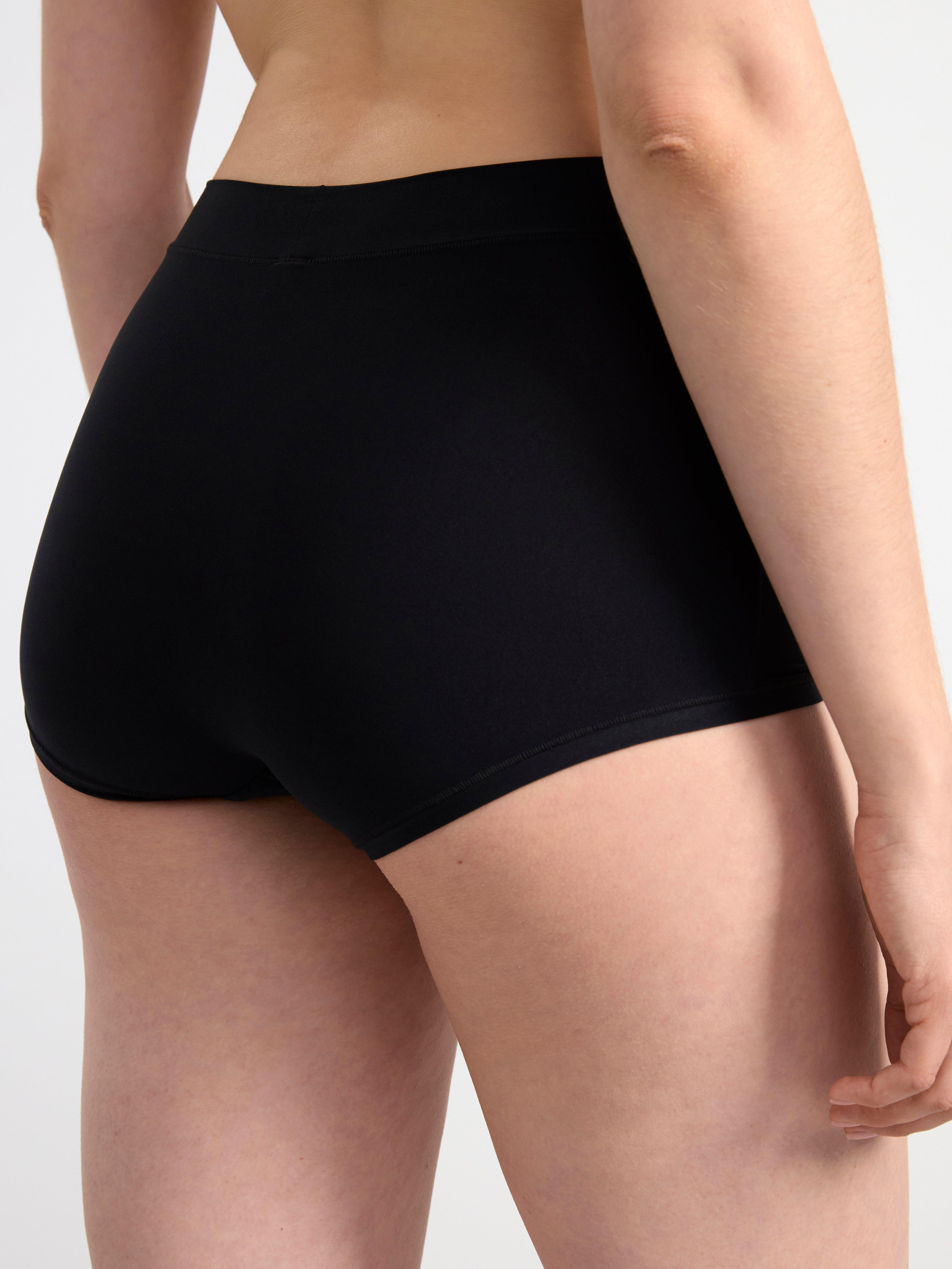 3-pack high waist super stretch boxer briefs Black