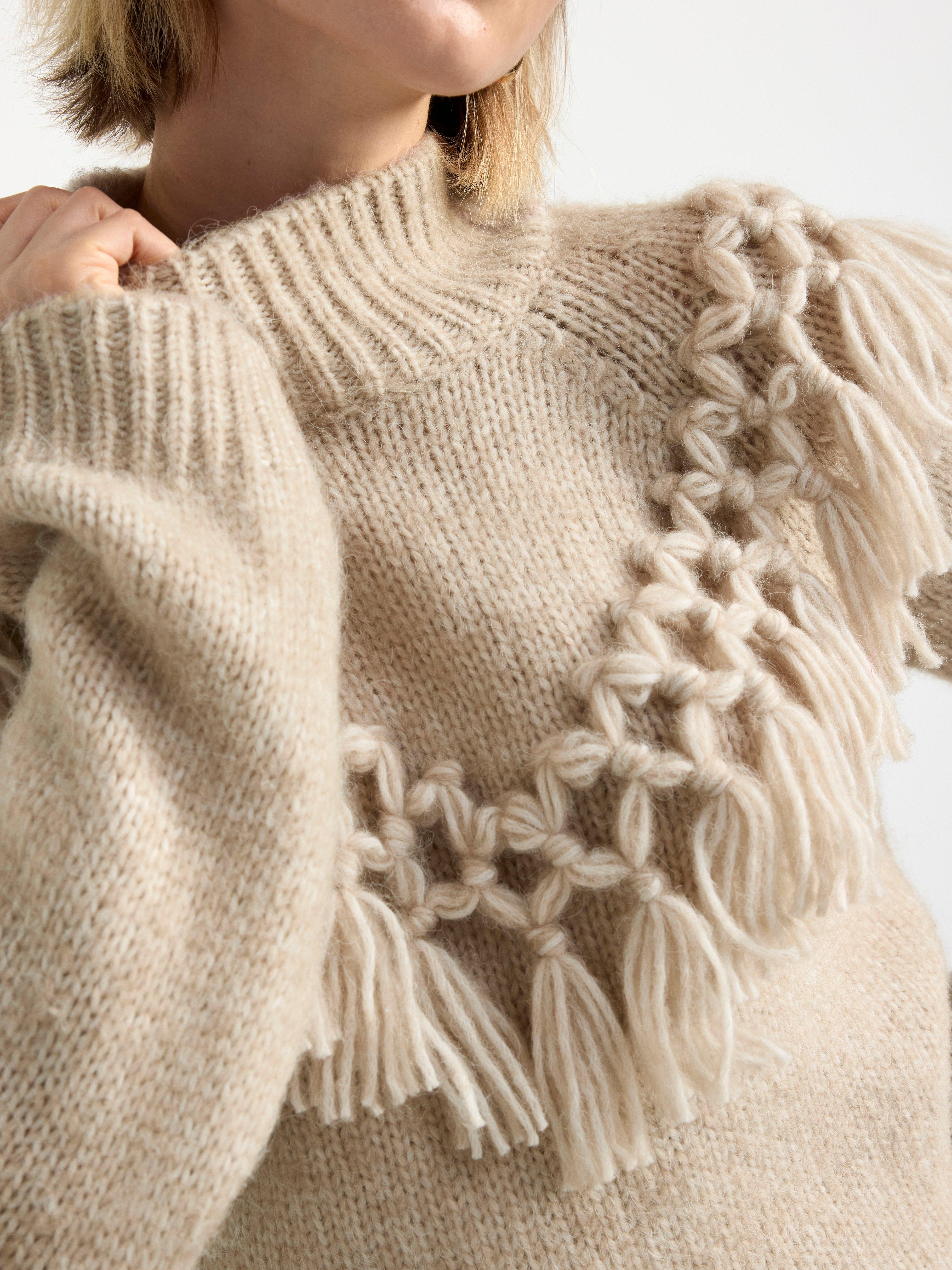 Mock neck jumper Grey Melange
