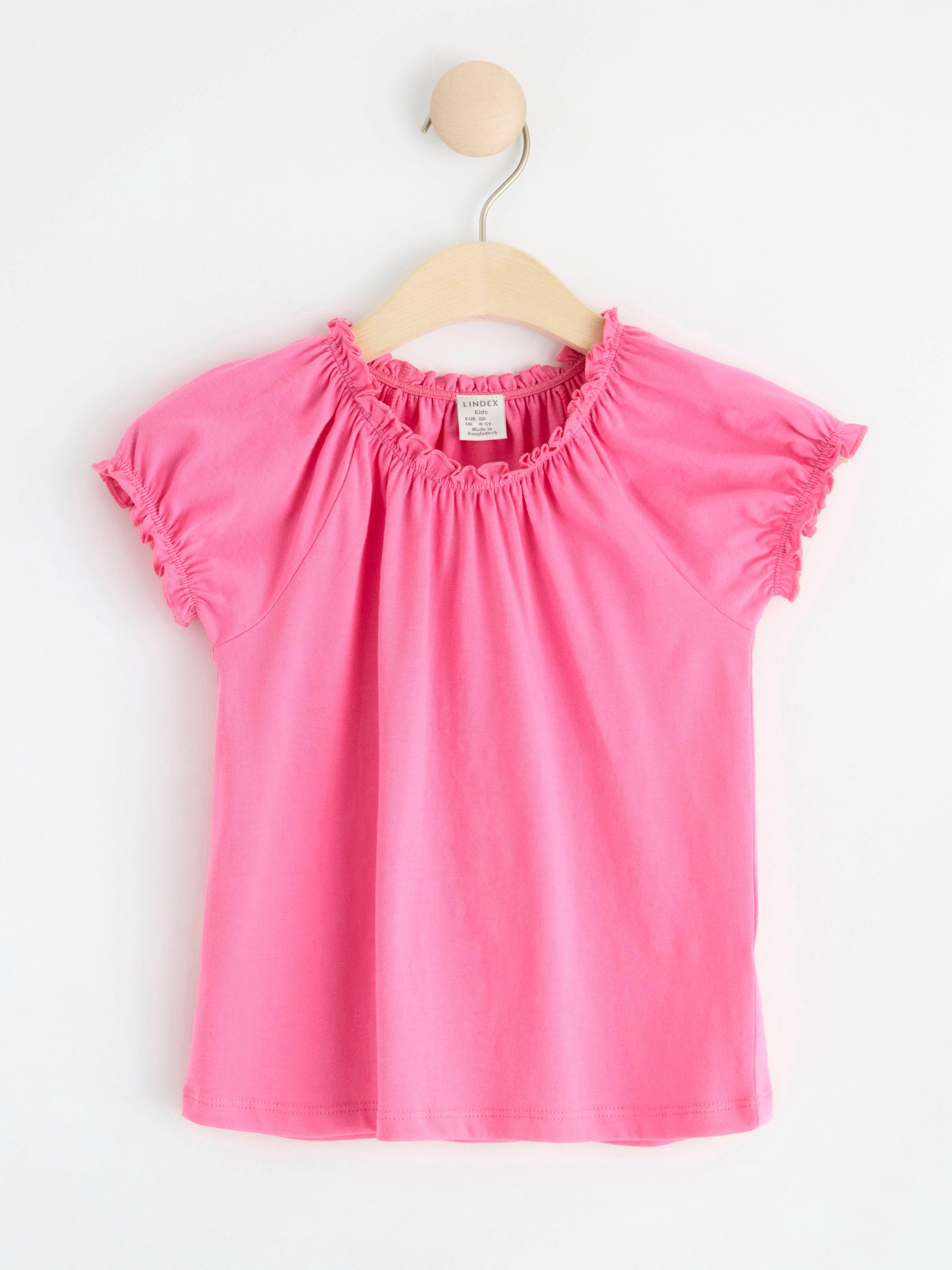Short sleeved top Pink