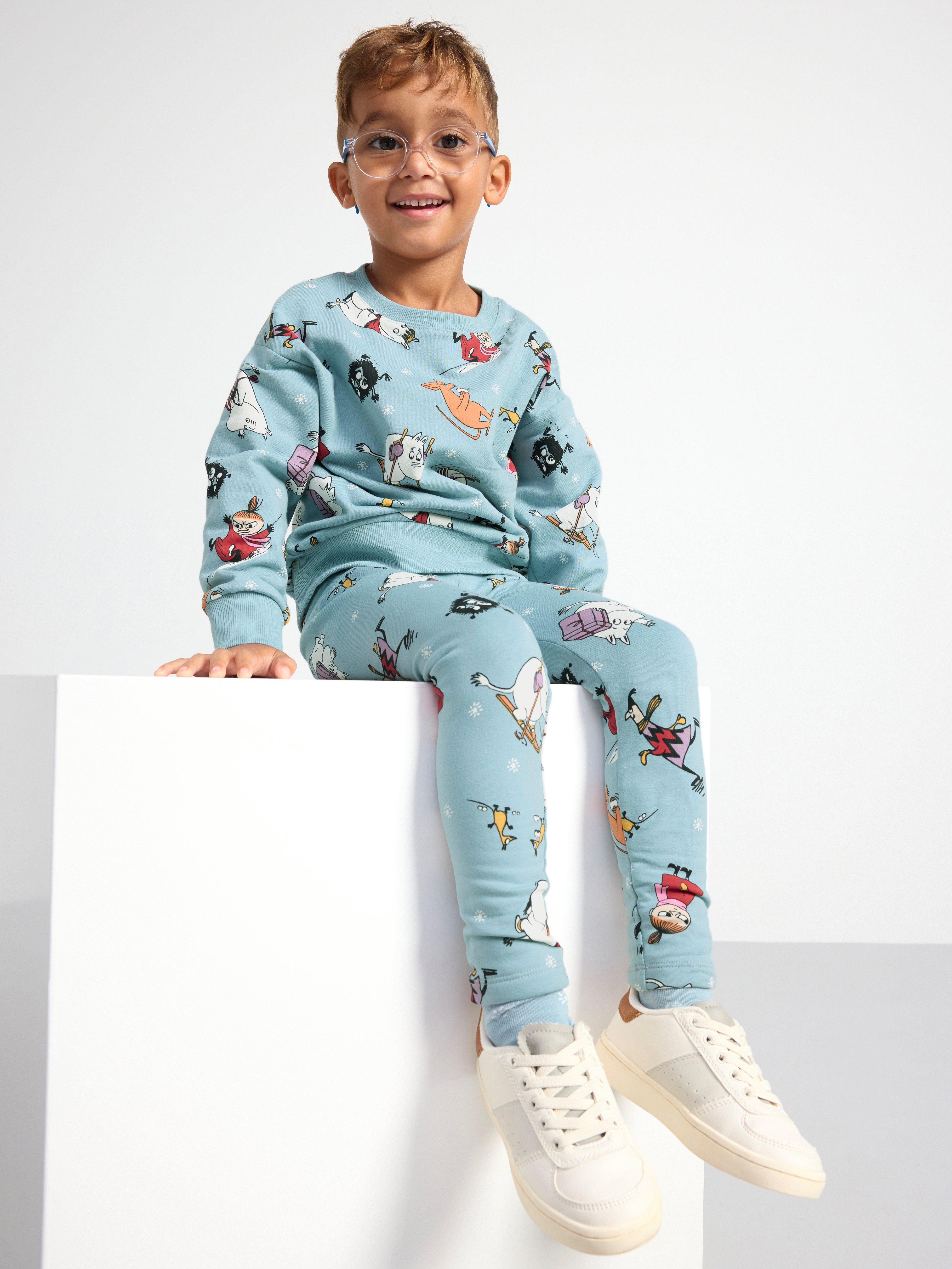 Sweatshirt with Moomin Light Dusty Blue