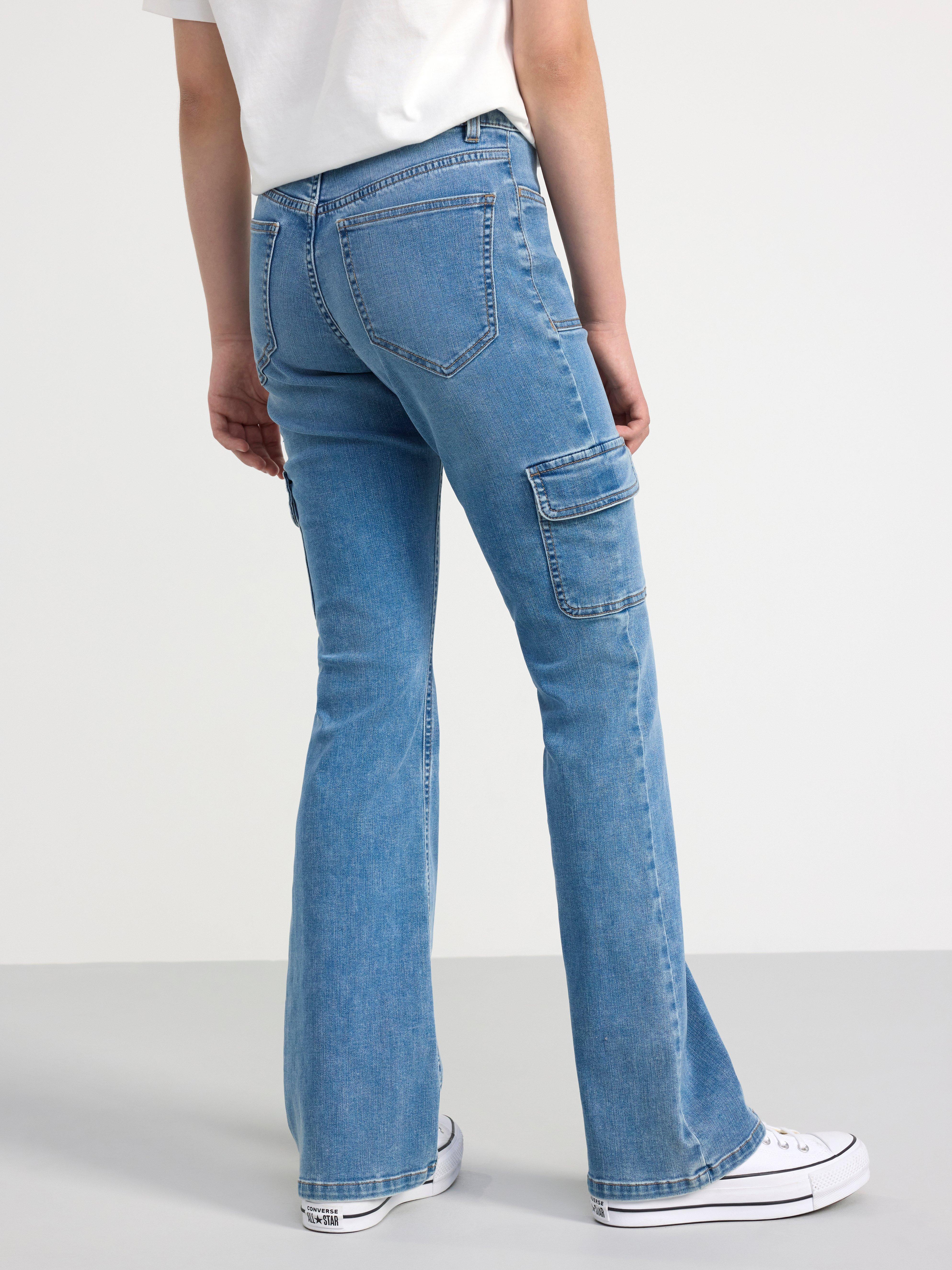FREJA Flared leg Jeans Light denim