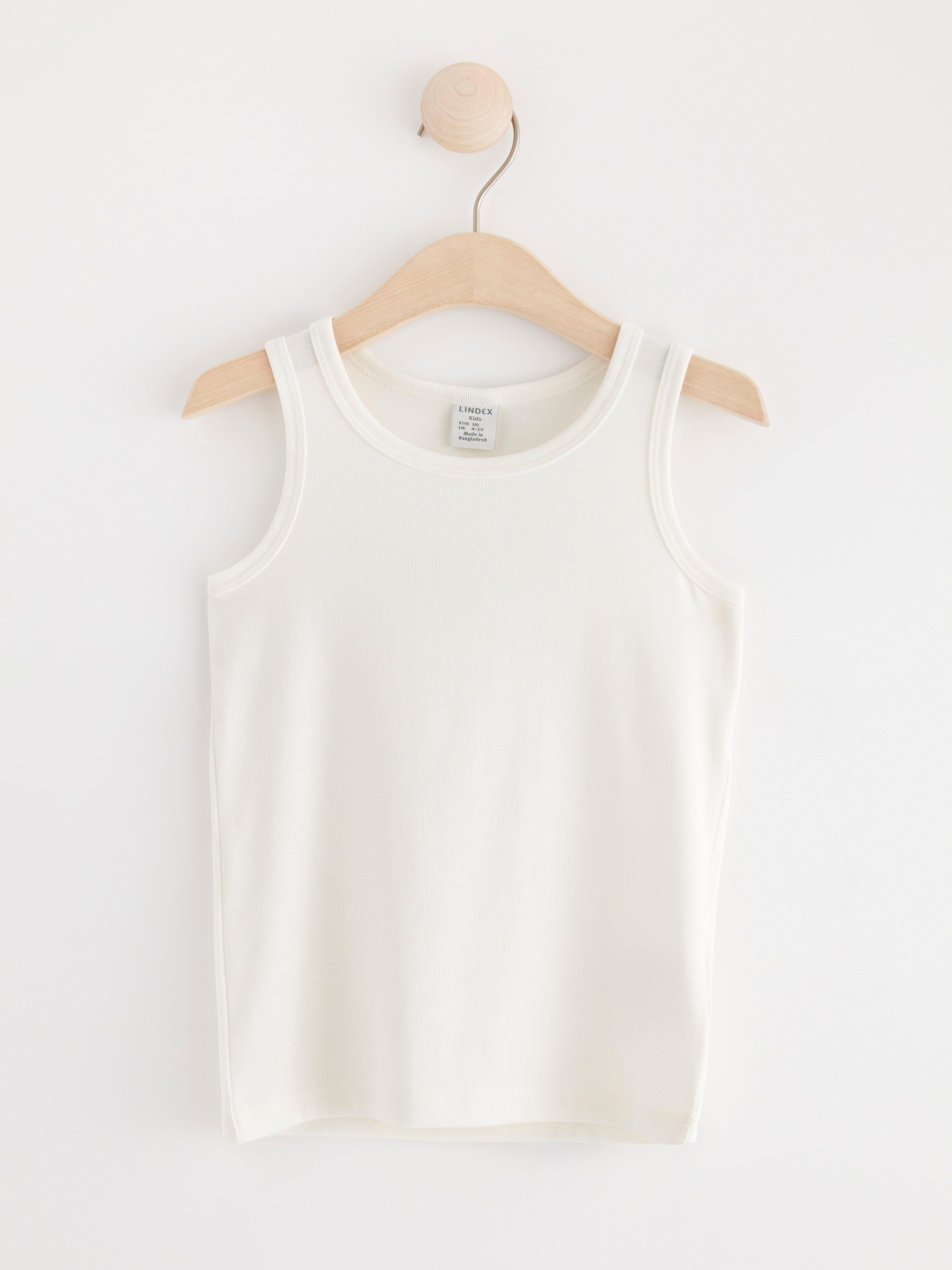 Tank top Light Dusty White