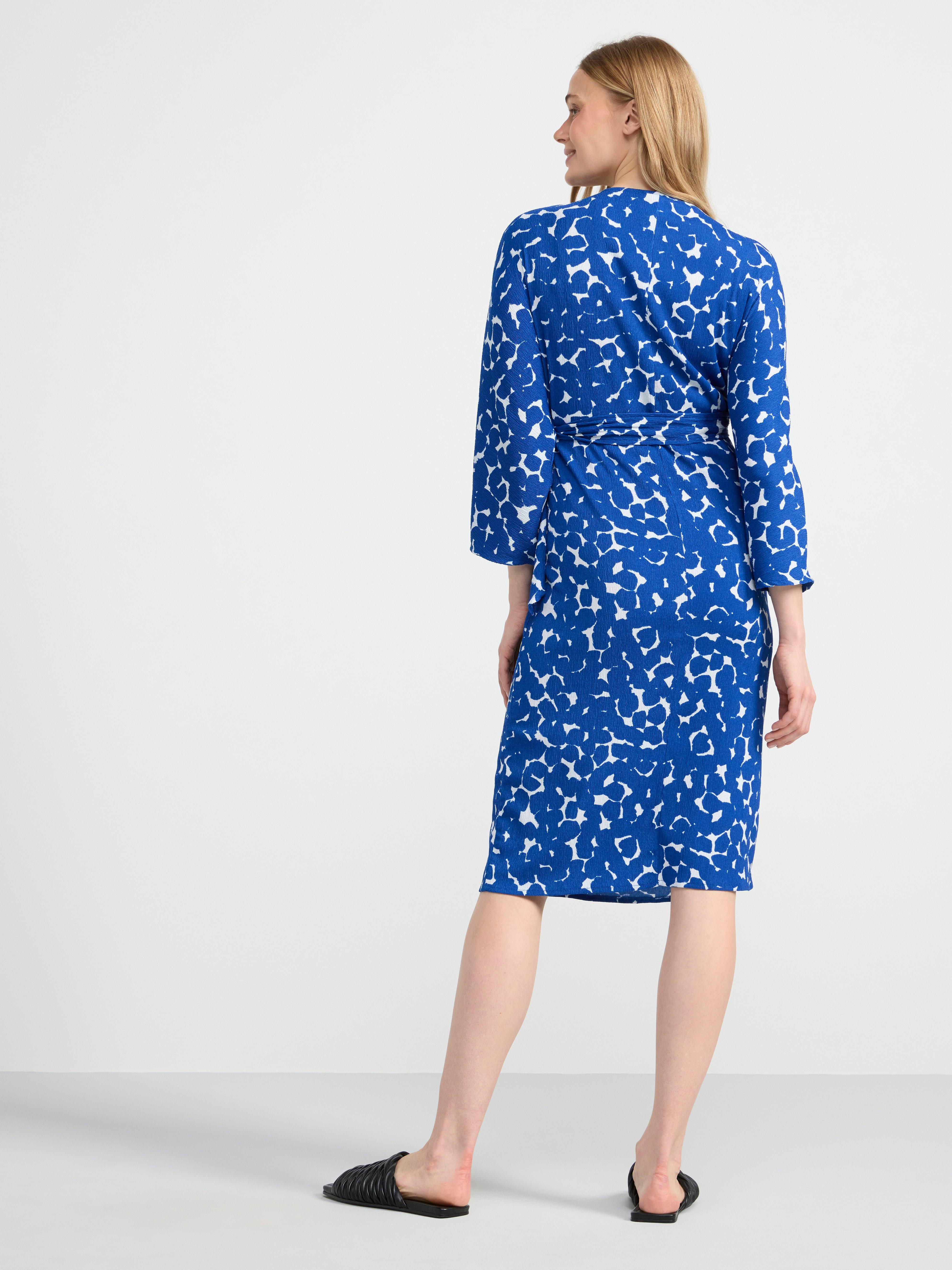 MOM Wrap dress Blue