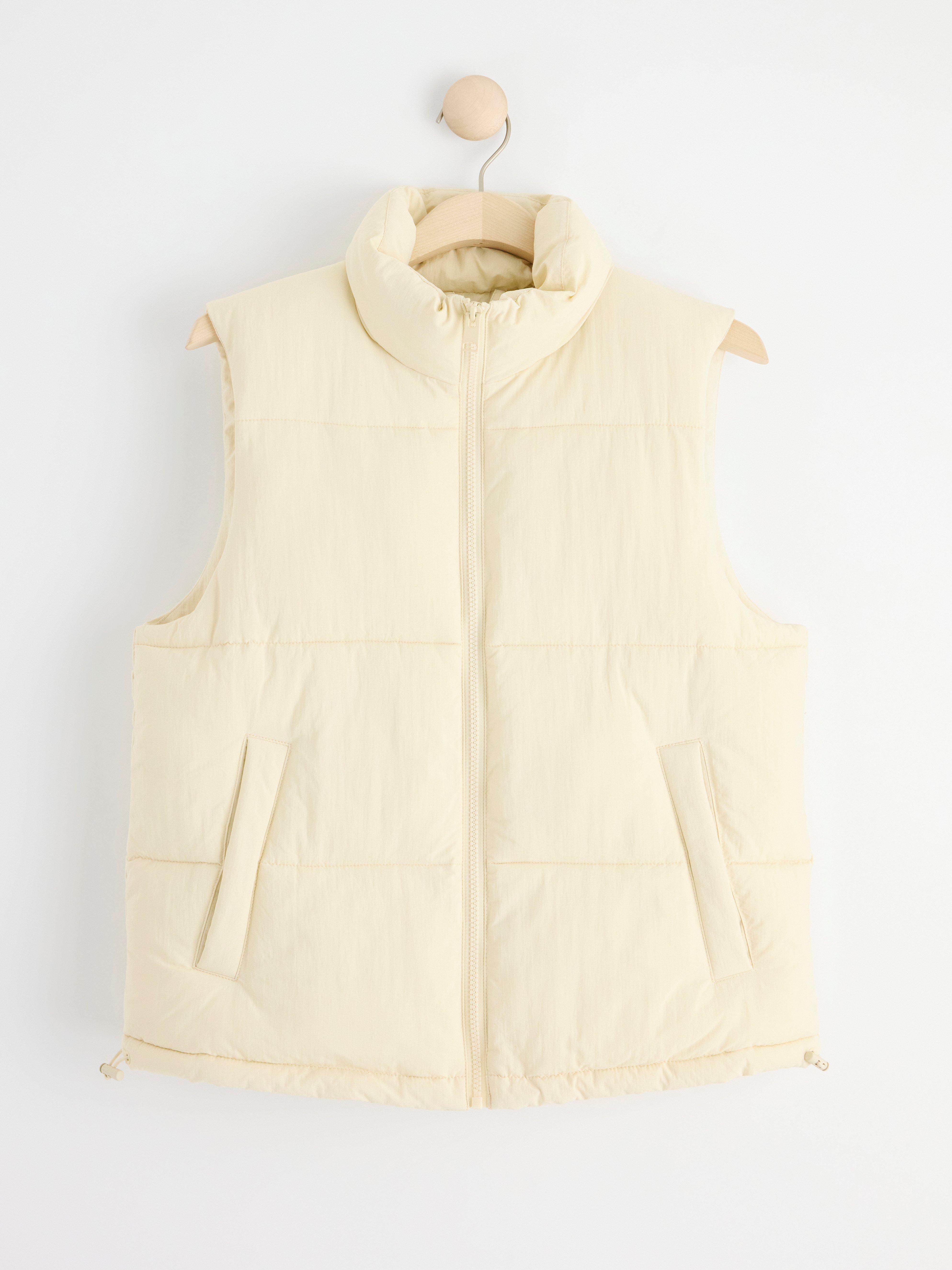 Padded vest Light Beige
