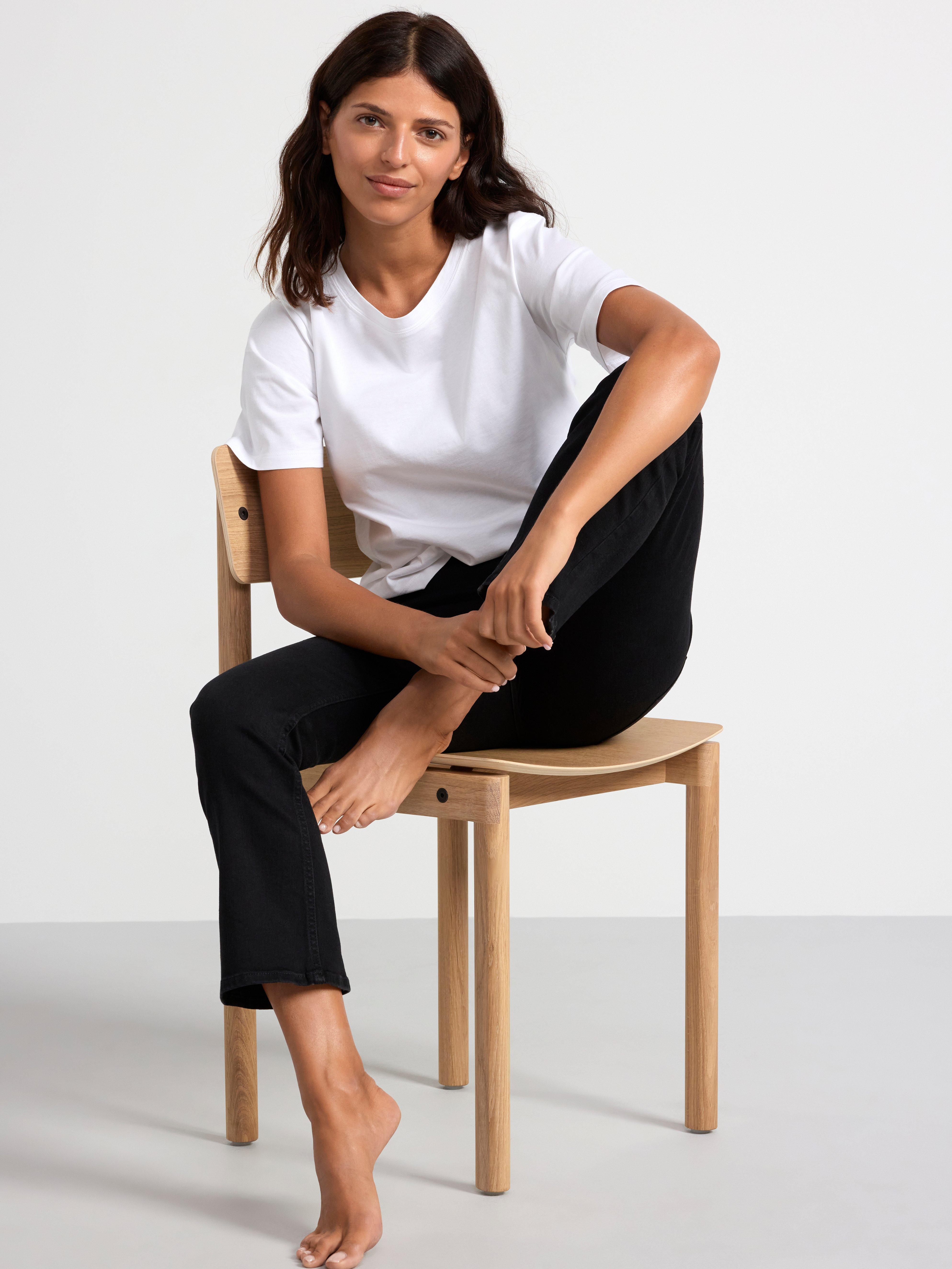 KAREN Flared cropped jeans Black