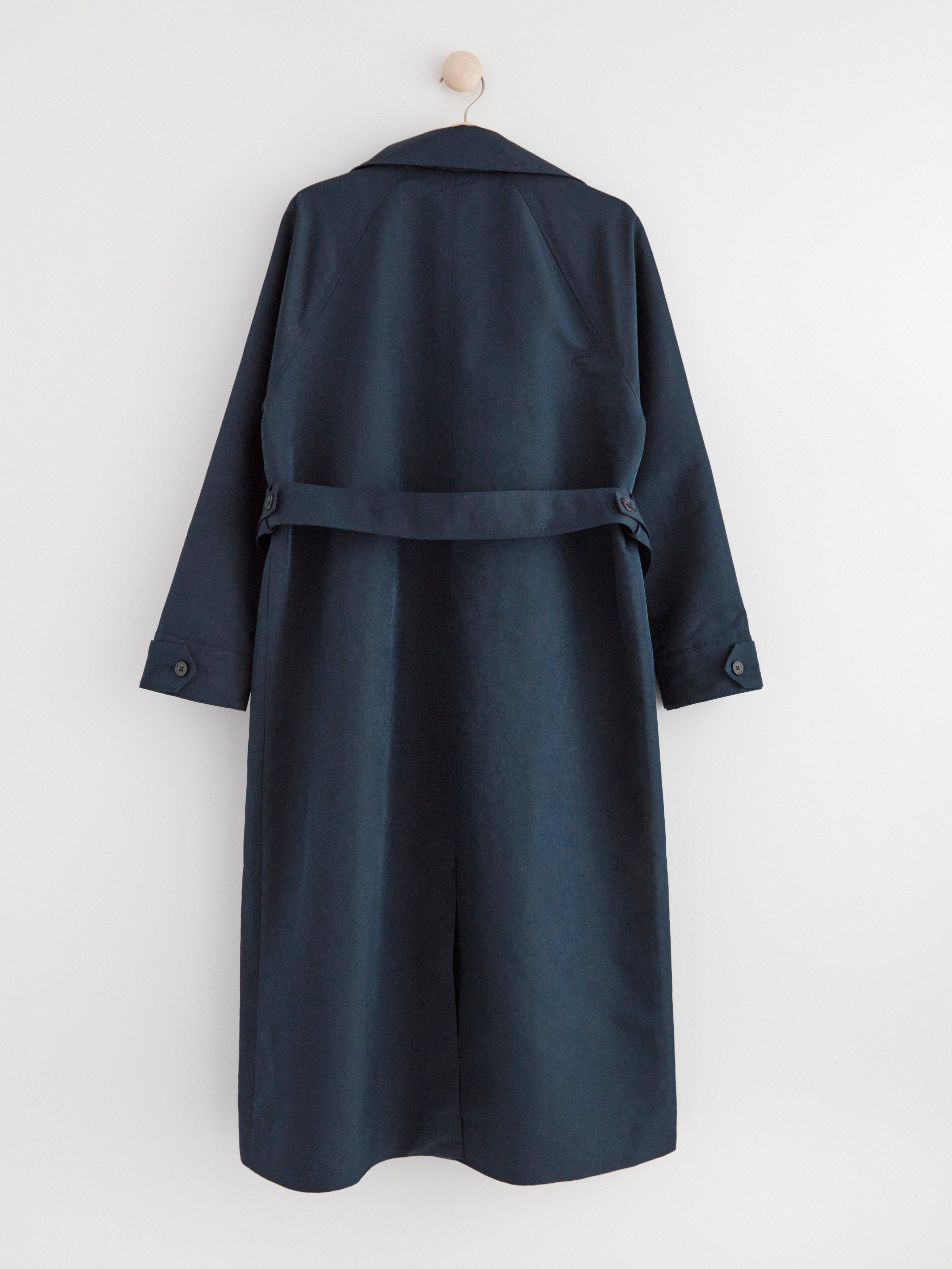 Water repellent trench coat Dark Blue
