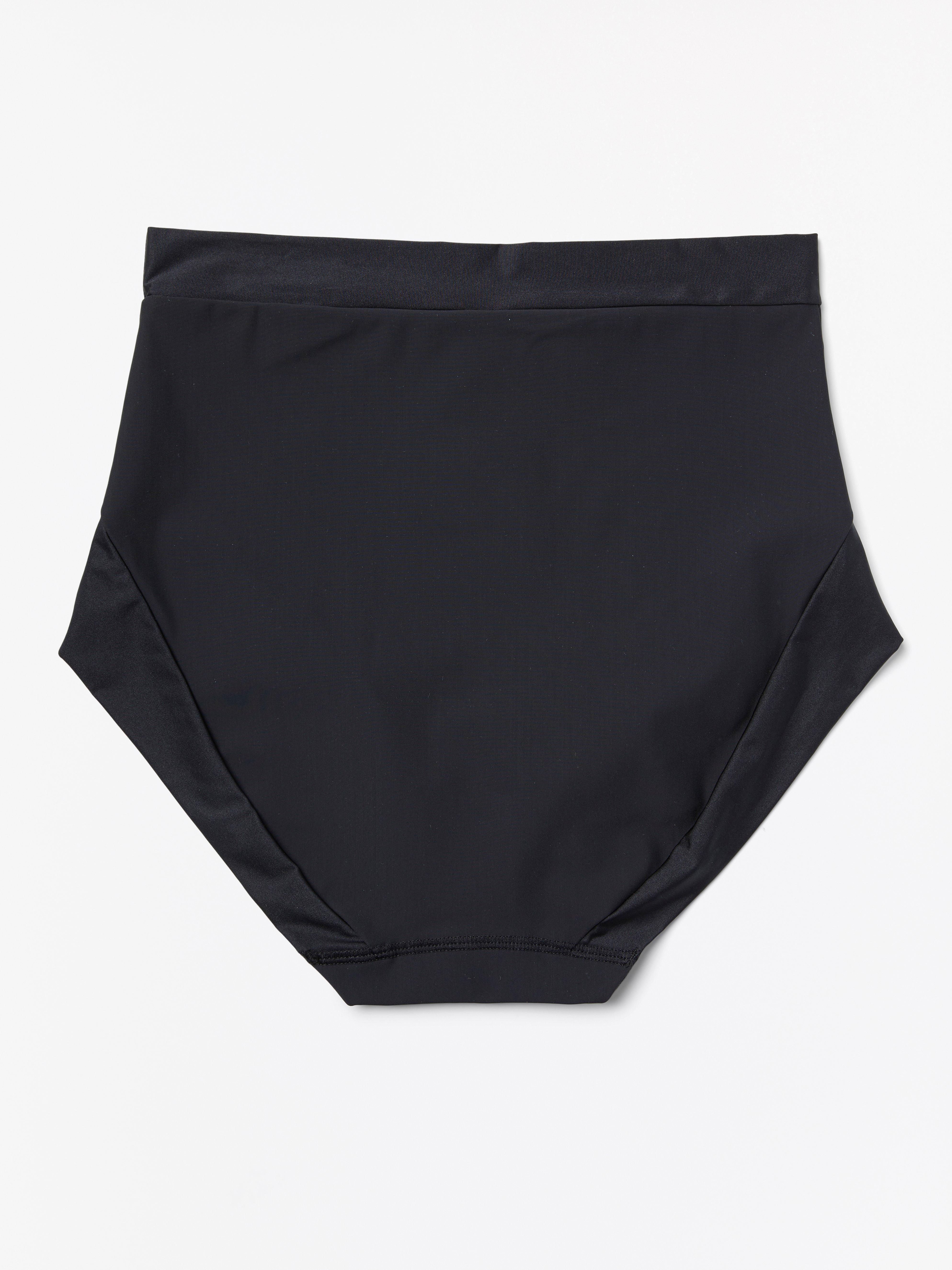 Light support shaping briefs Black
