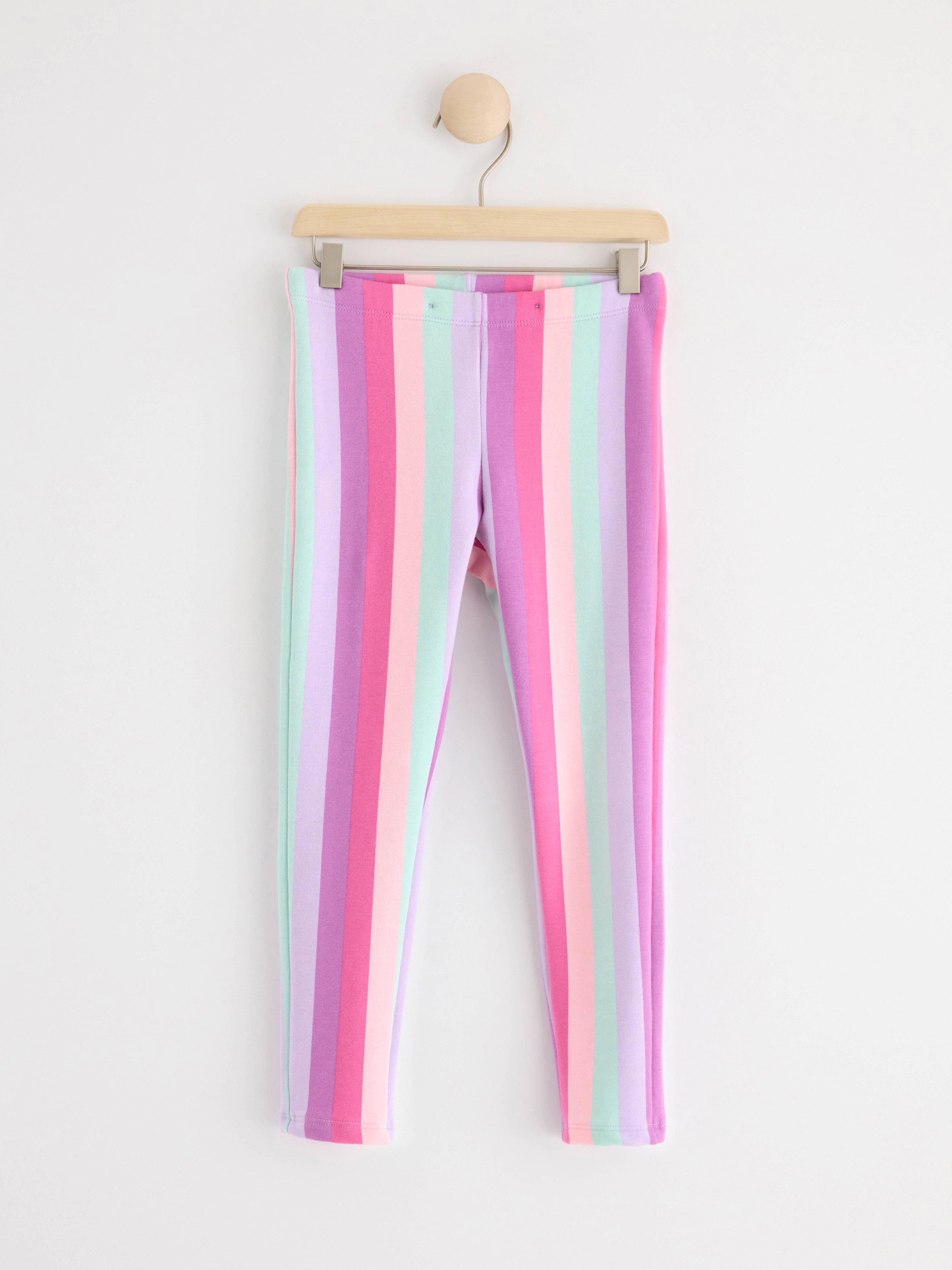 Leggings with pattern Light Dusty Turquoise