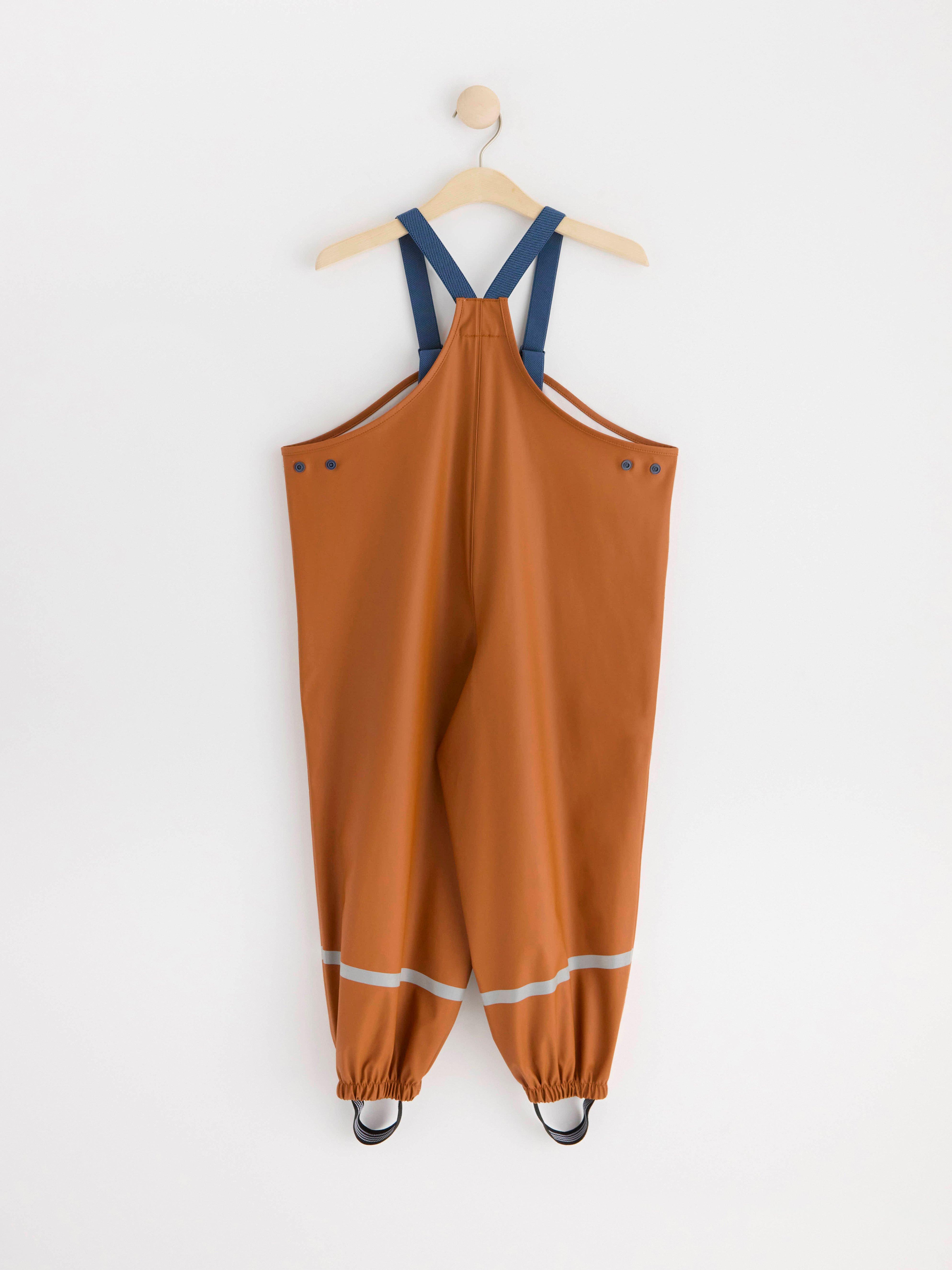 FIX Rain trousers Dark dusty yellow