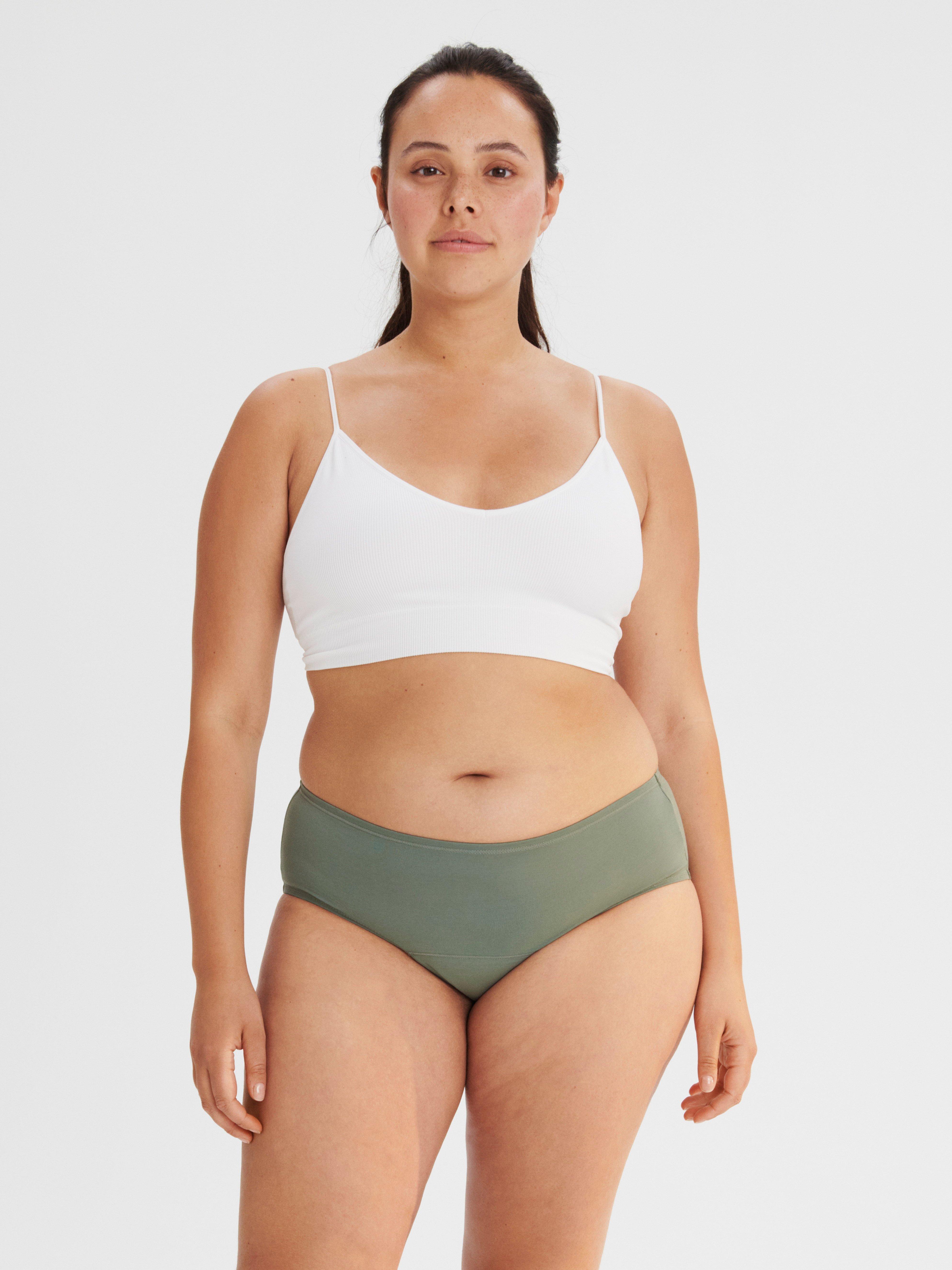 Engineered Hiphugger Period Proof – Period Panty Medium Absorbency Dark Green