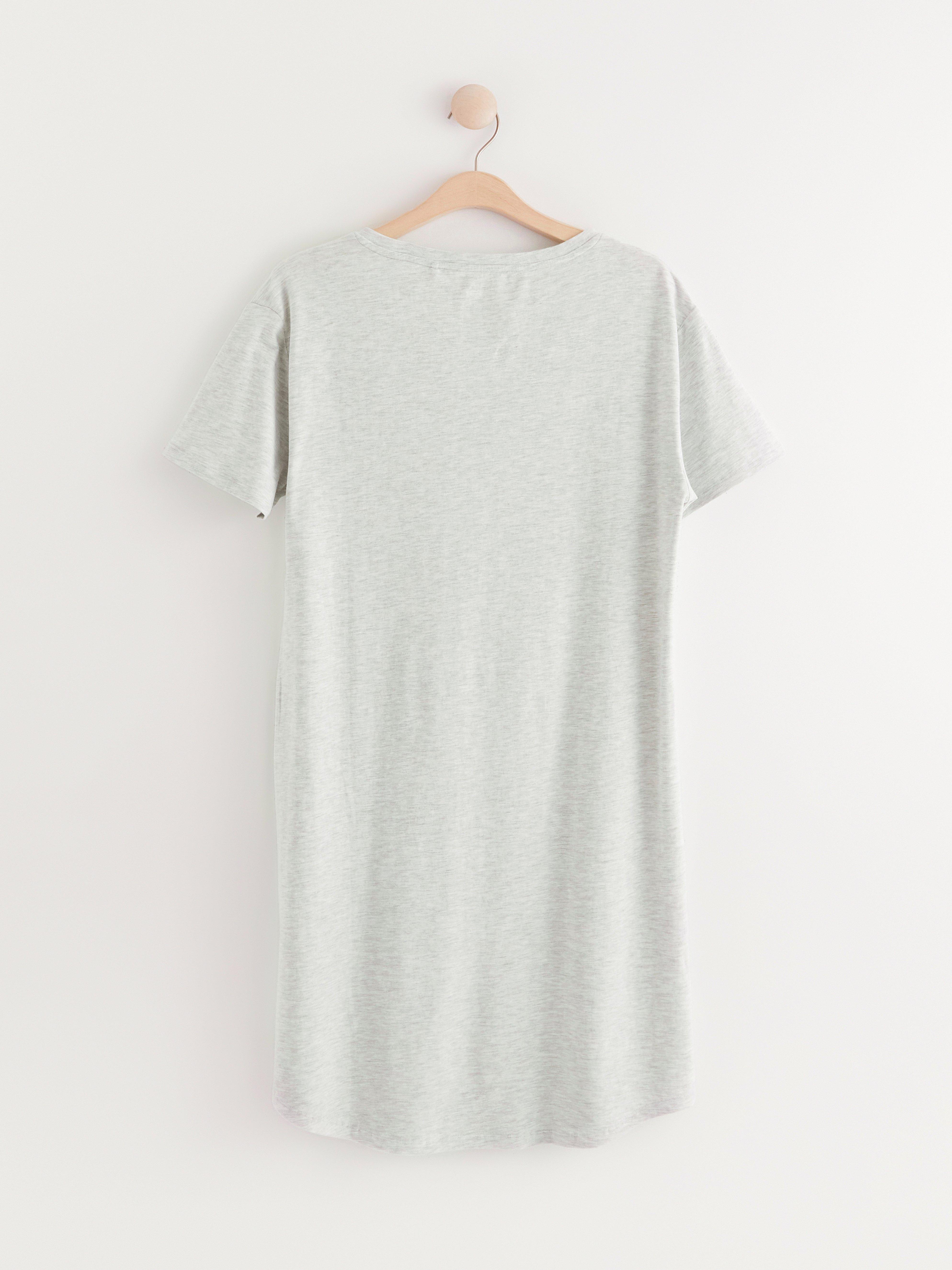 MOM Night dress Light Grey Melange