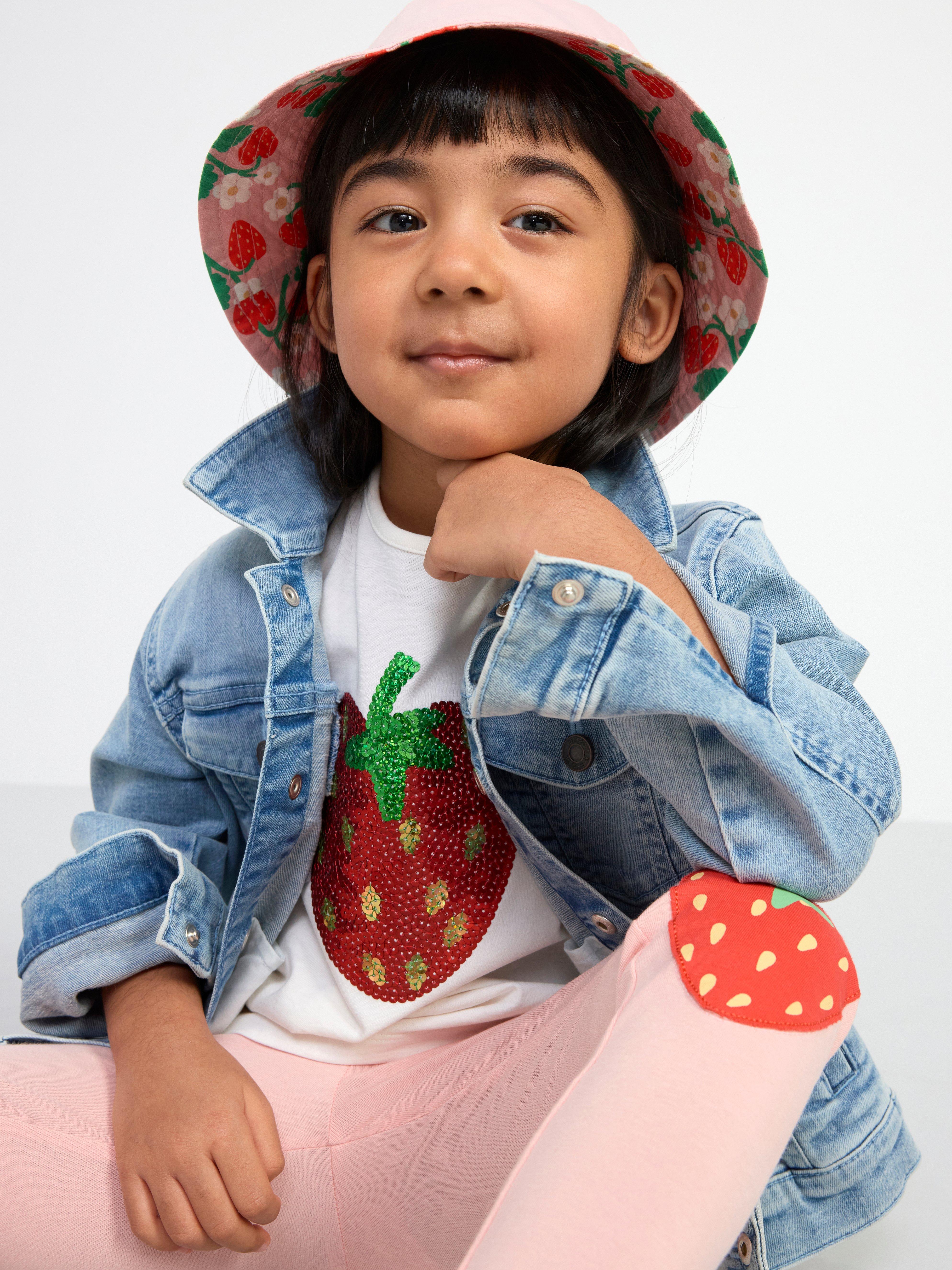 Leggings with strawberries Light Pink