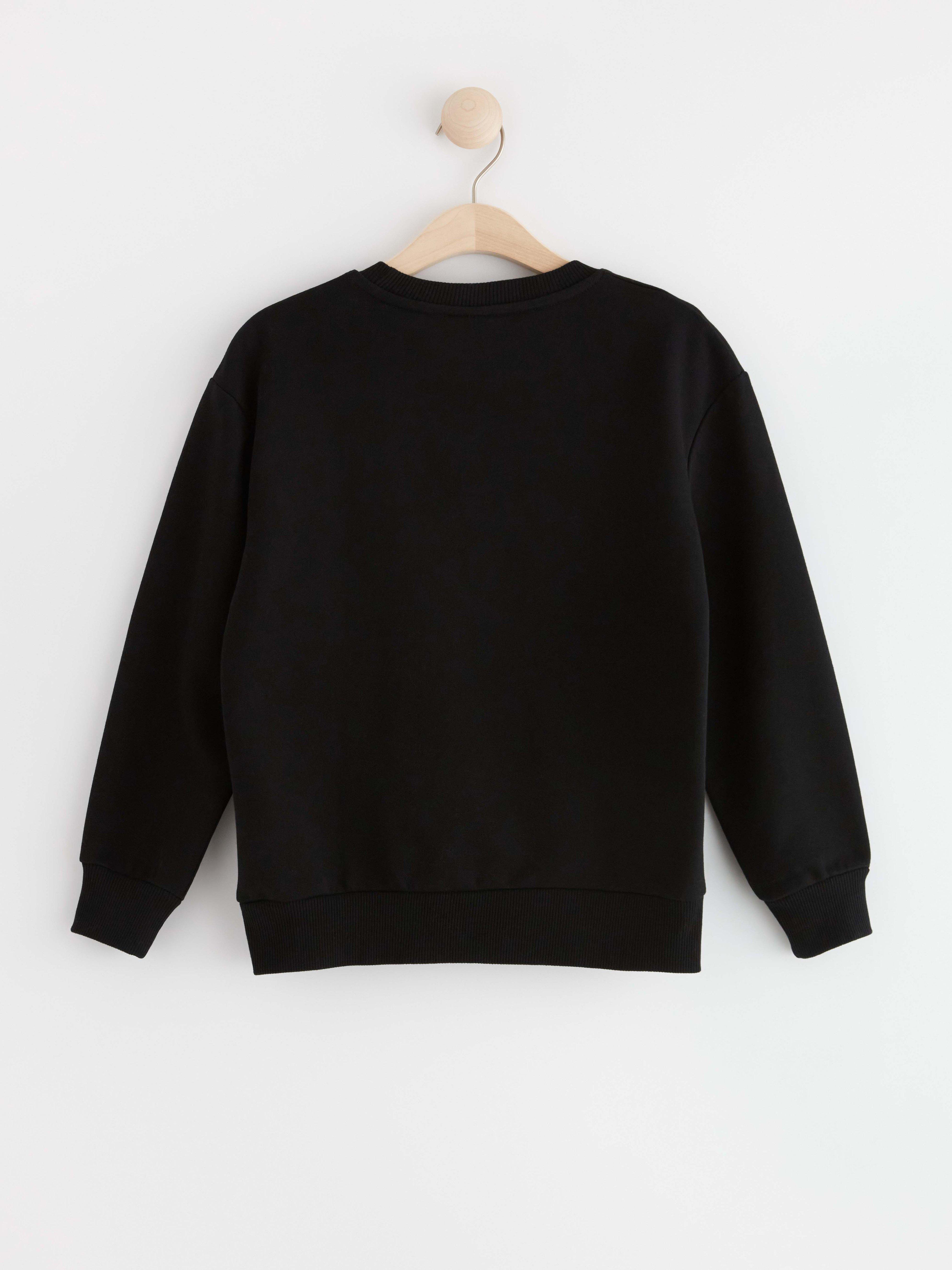 Sweatshirt with Among us print Black
