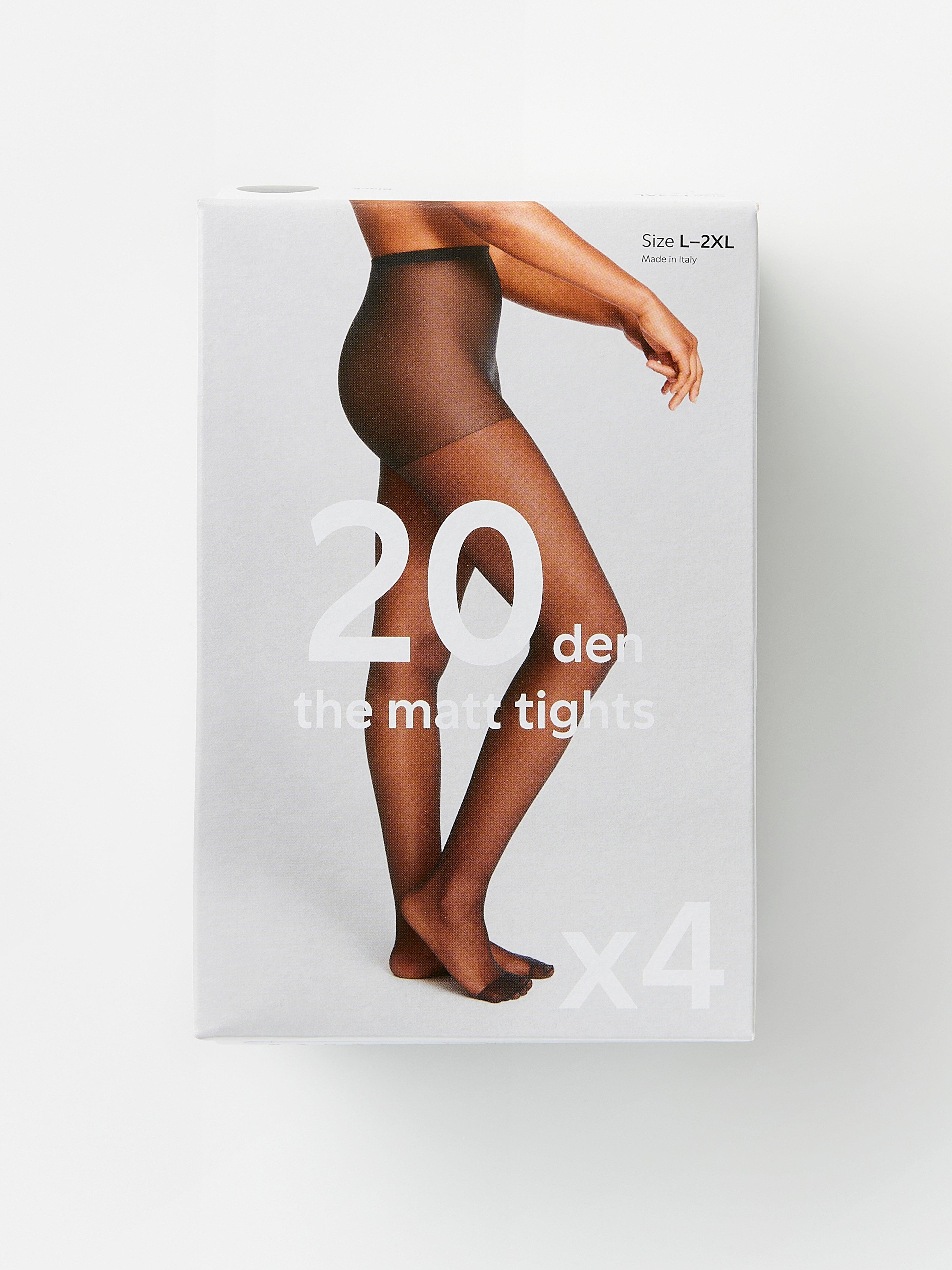 4-pack matt tights 20 denier Black