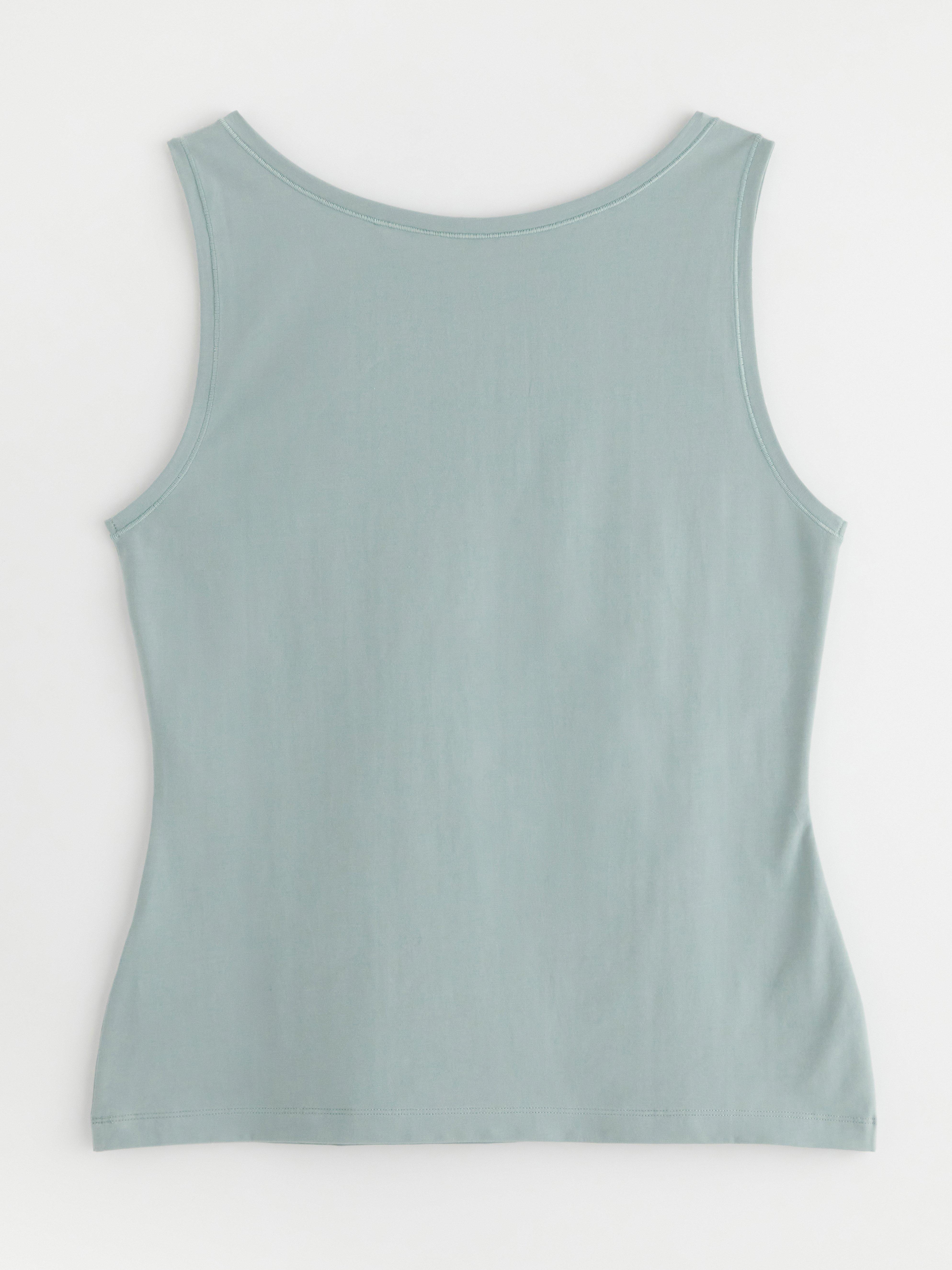Female Engineering - Pima Cotton Tank Top Dusty Aqua
