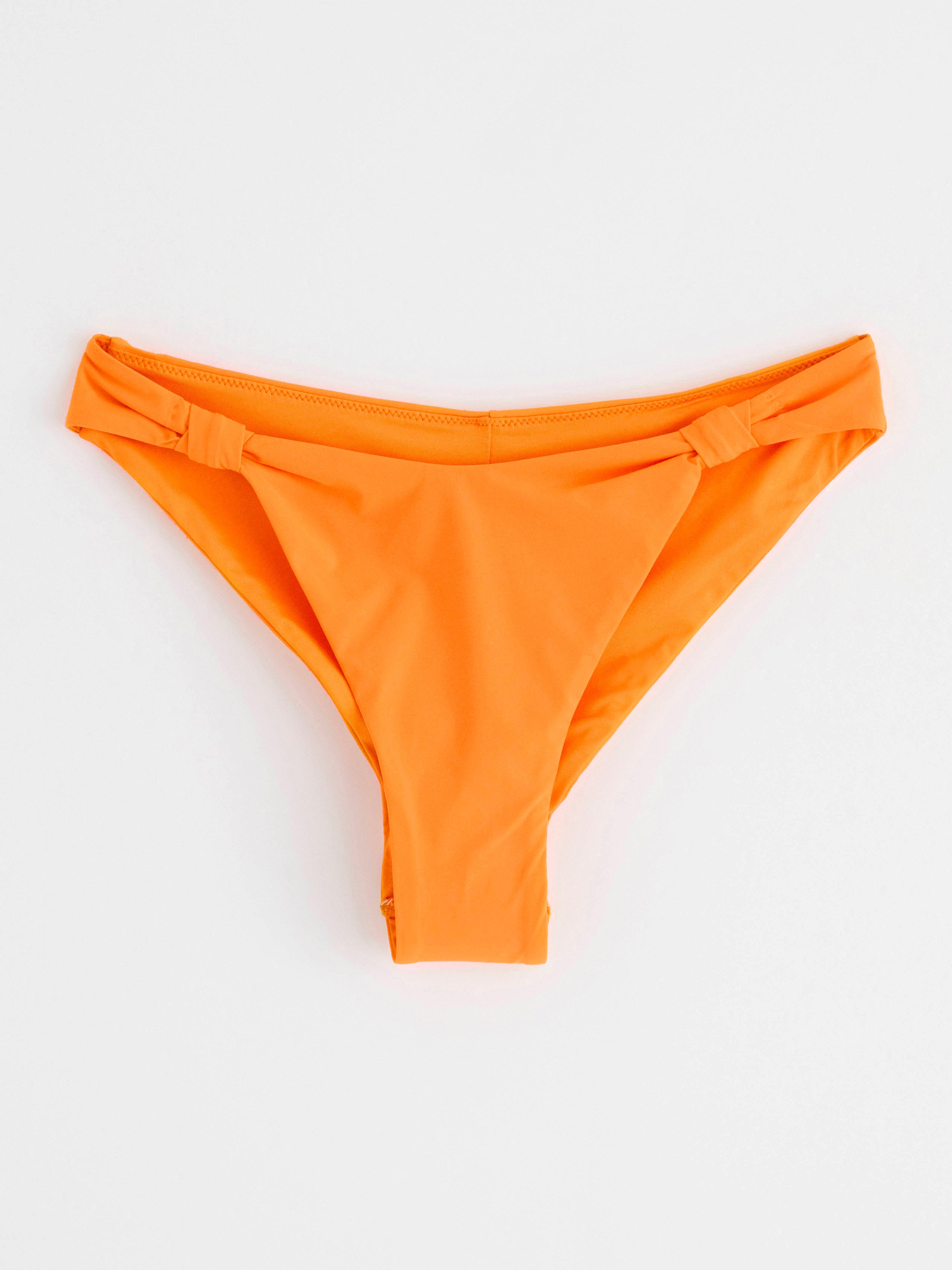 Brazilian regular waist bikini bottom Orange