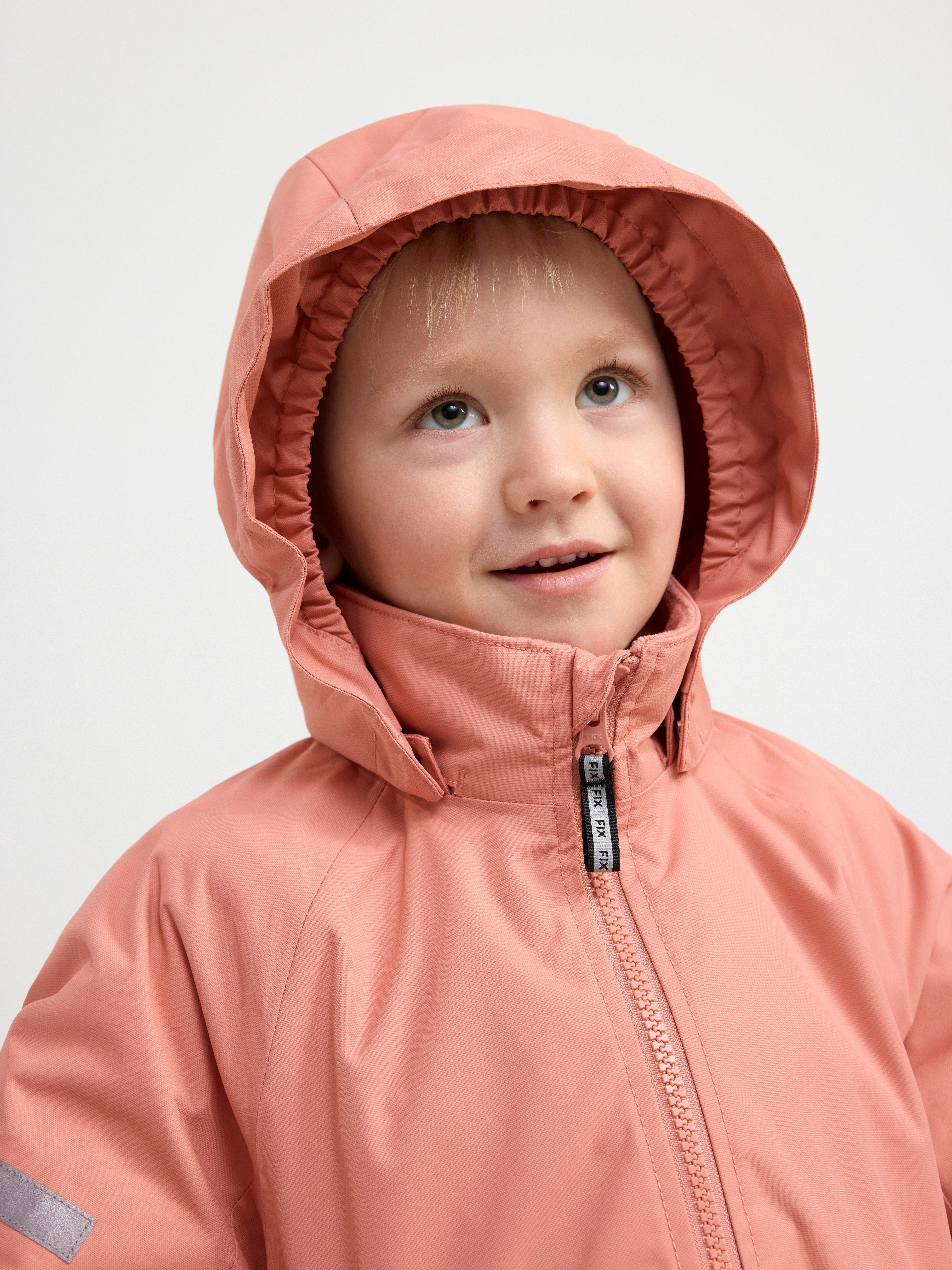 FIX Shell jacket with adjustable sleeves Dusty Coral