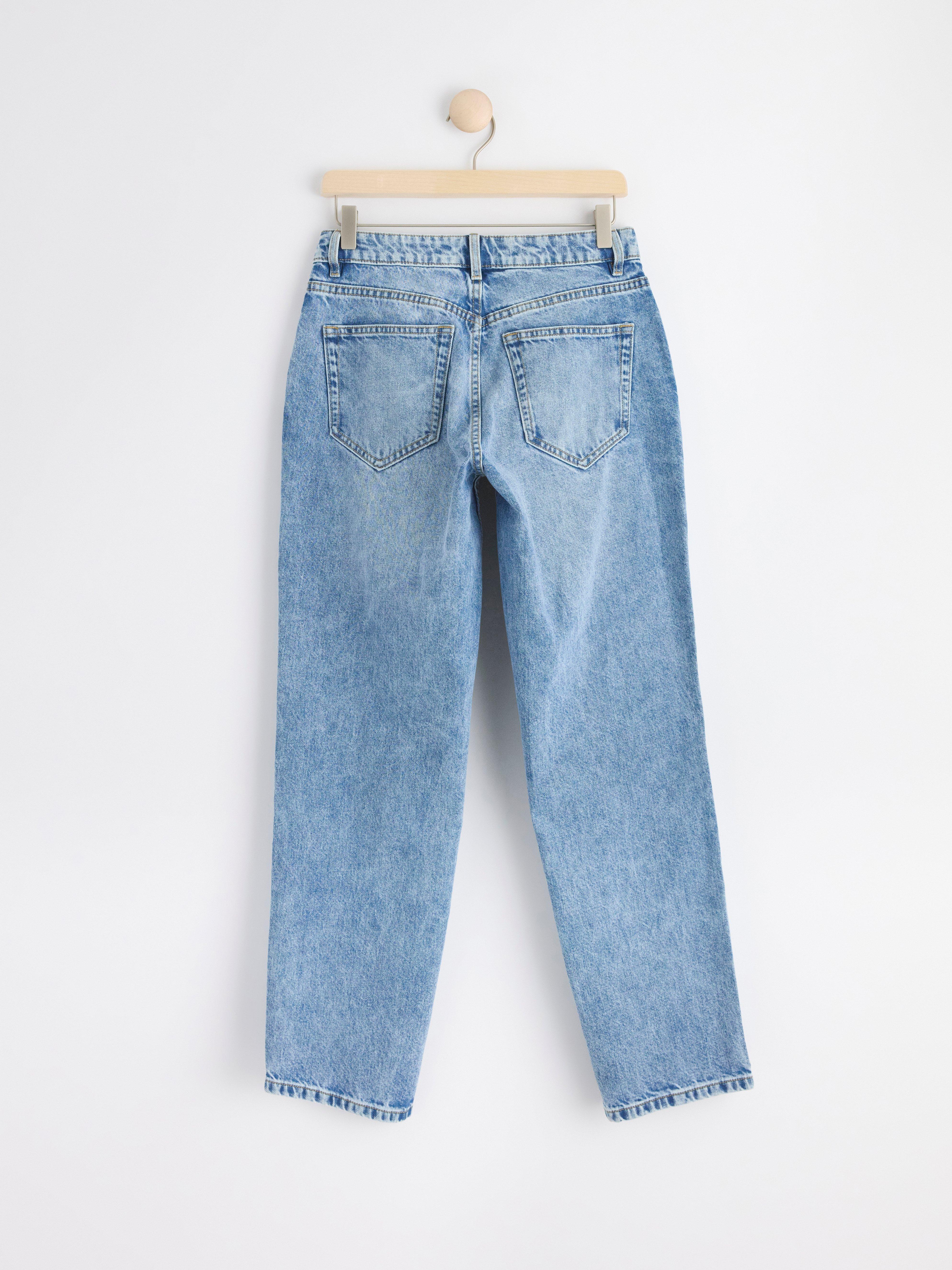 BIM Low waist straight jeans Light denim