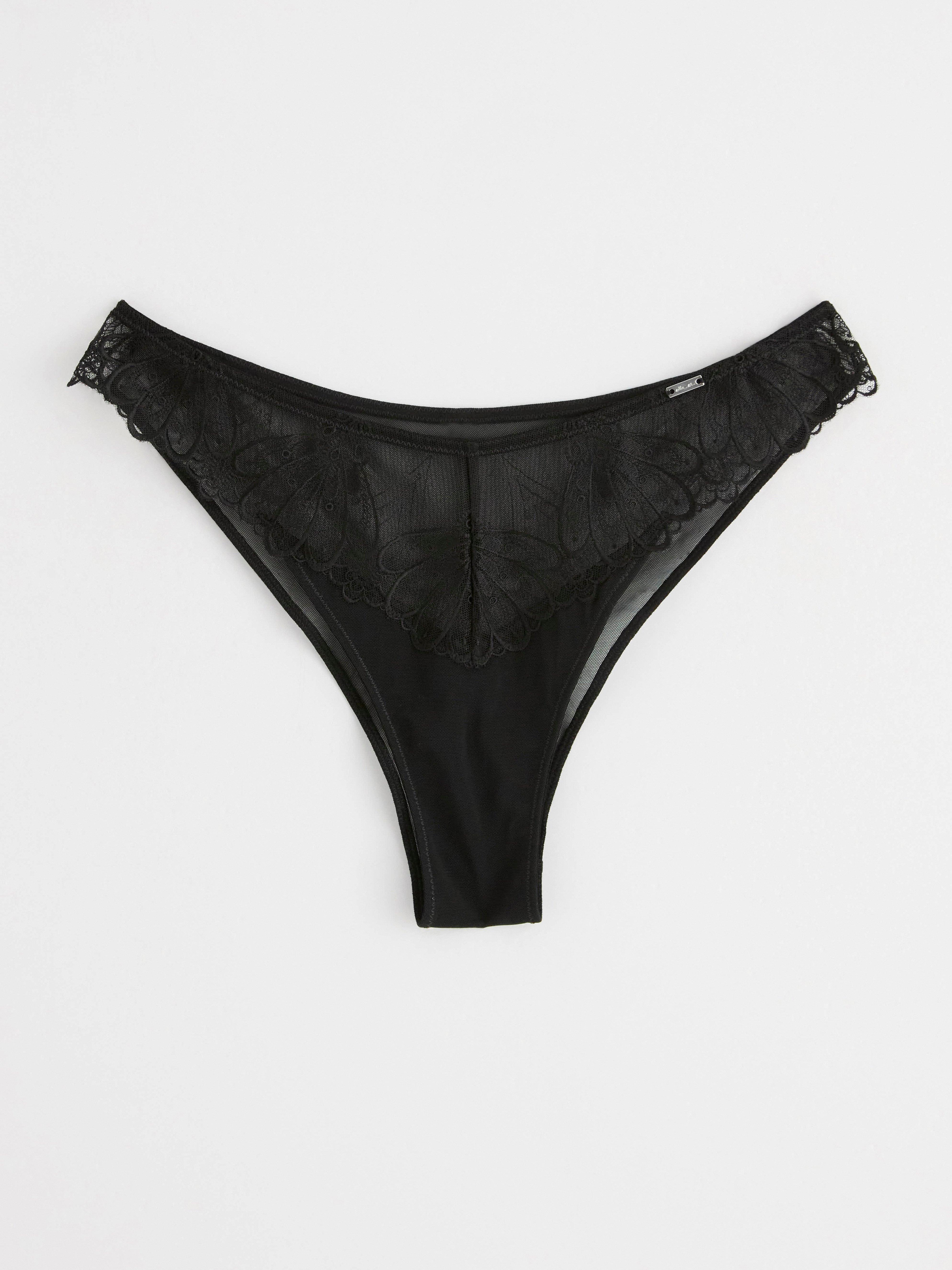 Brazilian briefs regular waist Black