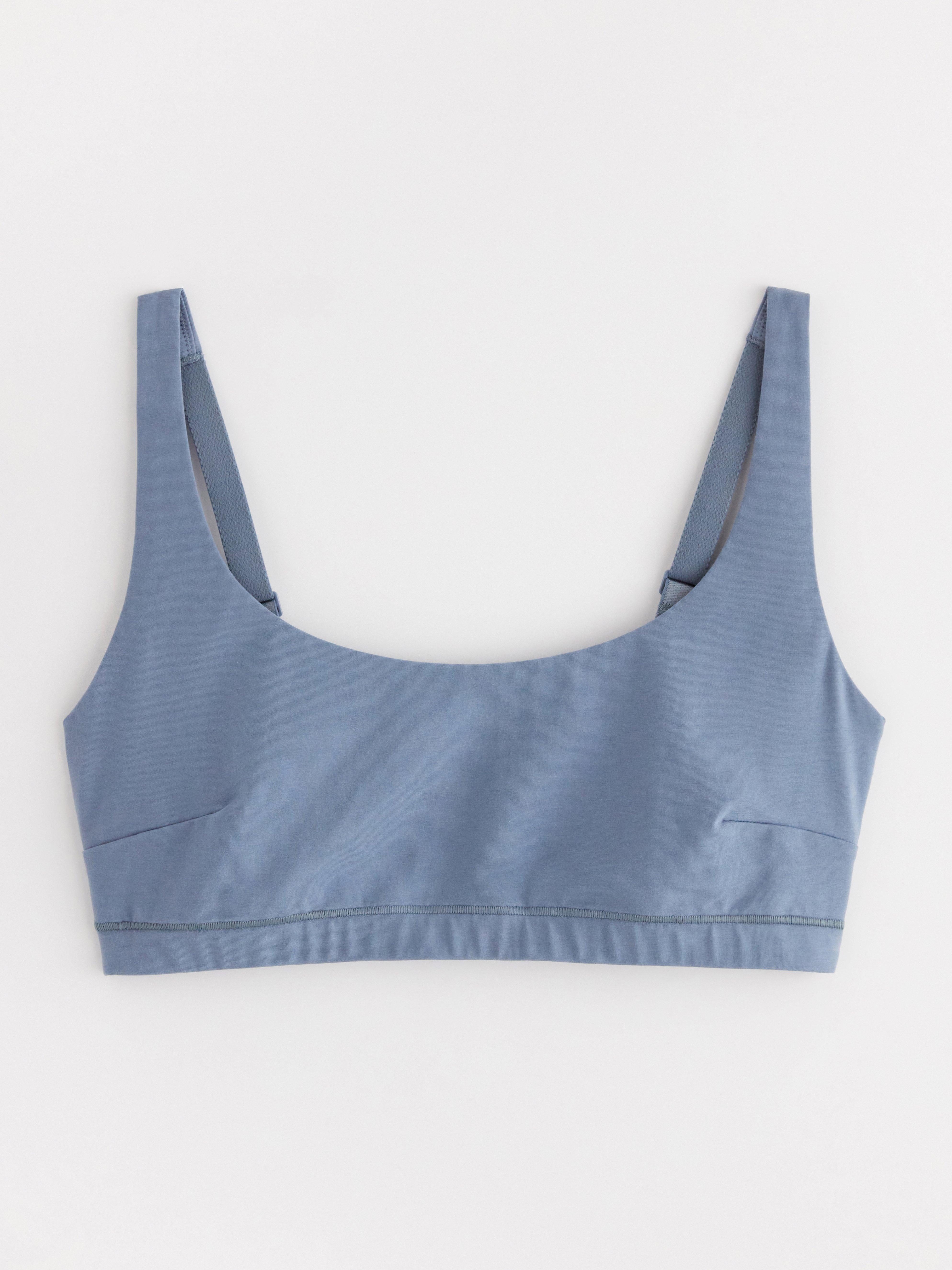 Female Engineering - Pima Cotton Bralette Dark Dusty Blue
