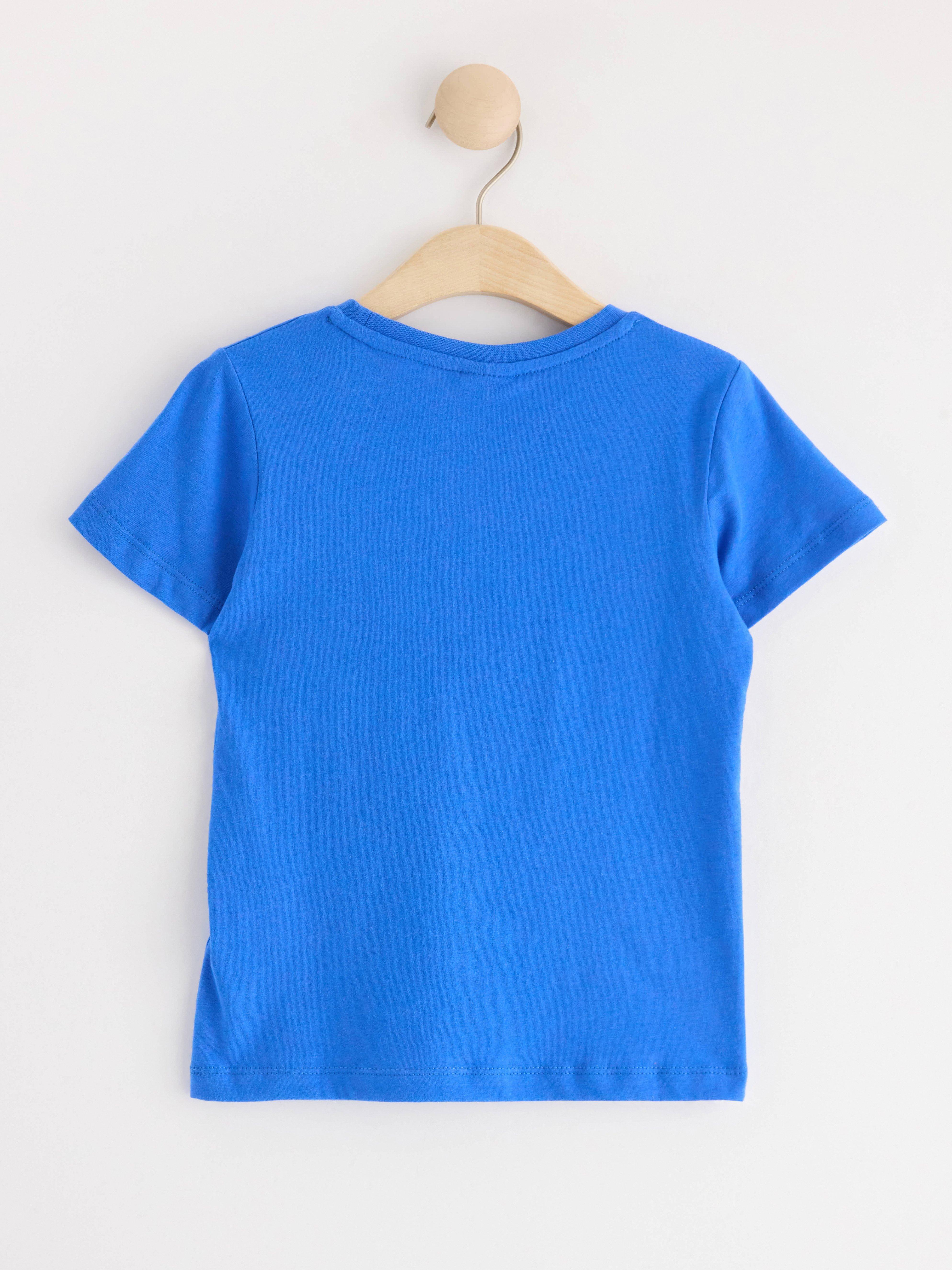 Short sleeve top with Paw Patrol Blue