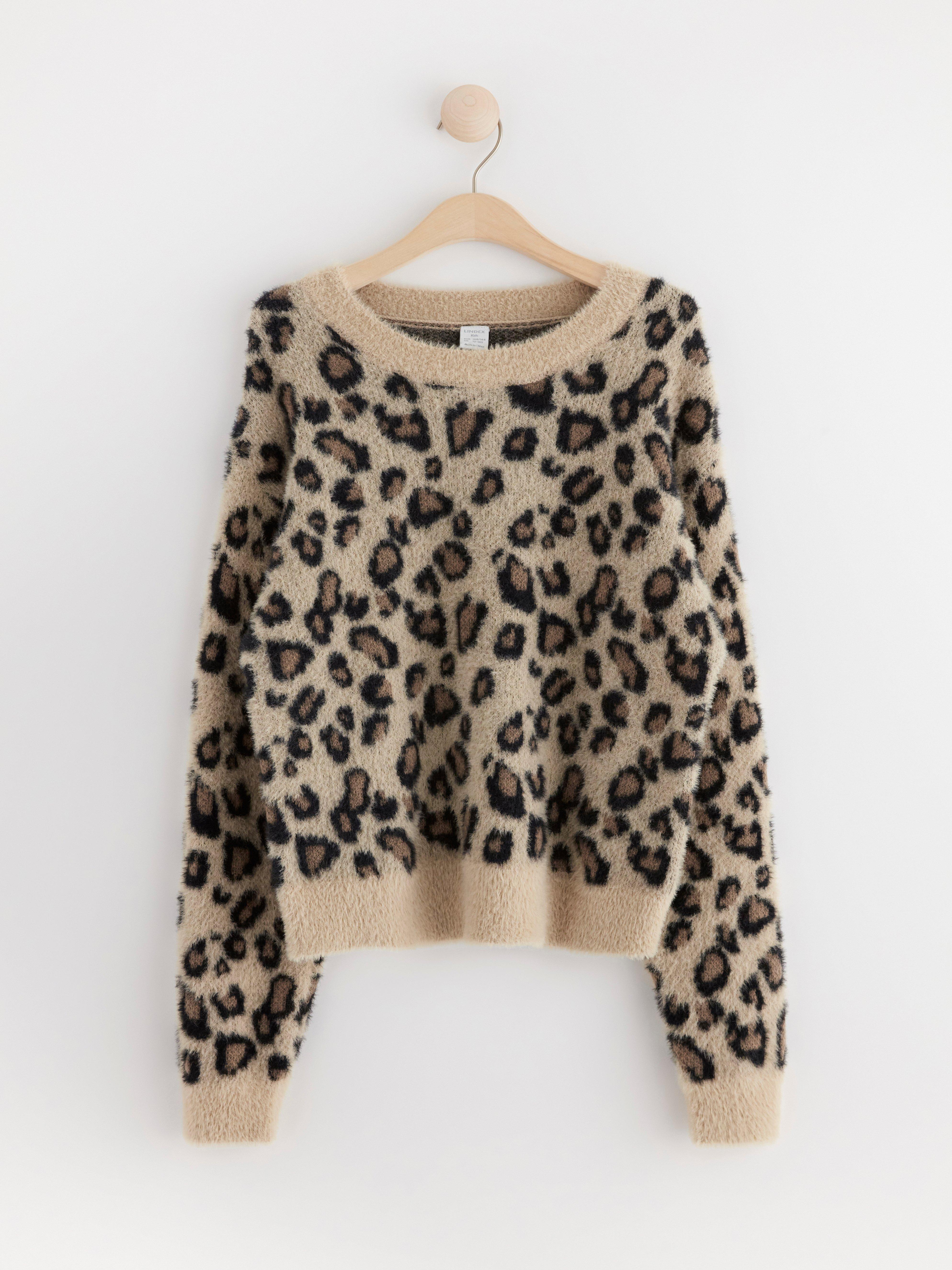 Jumper with pattern Beige