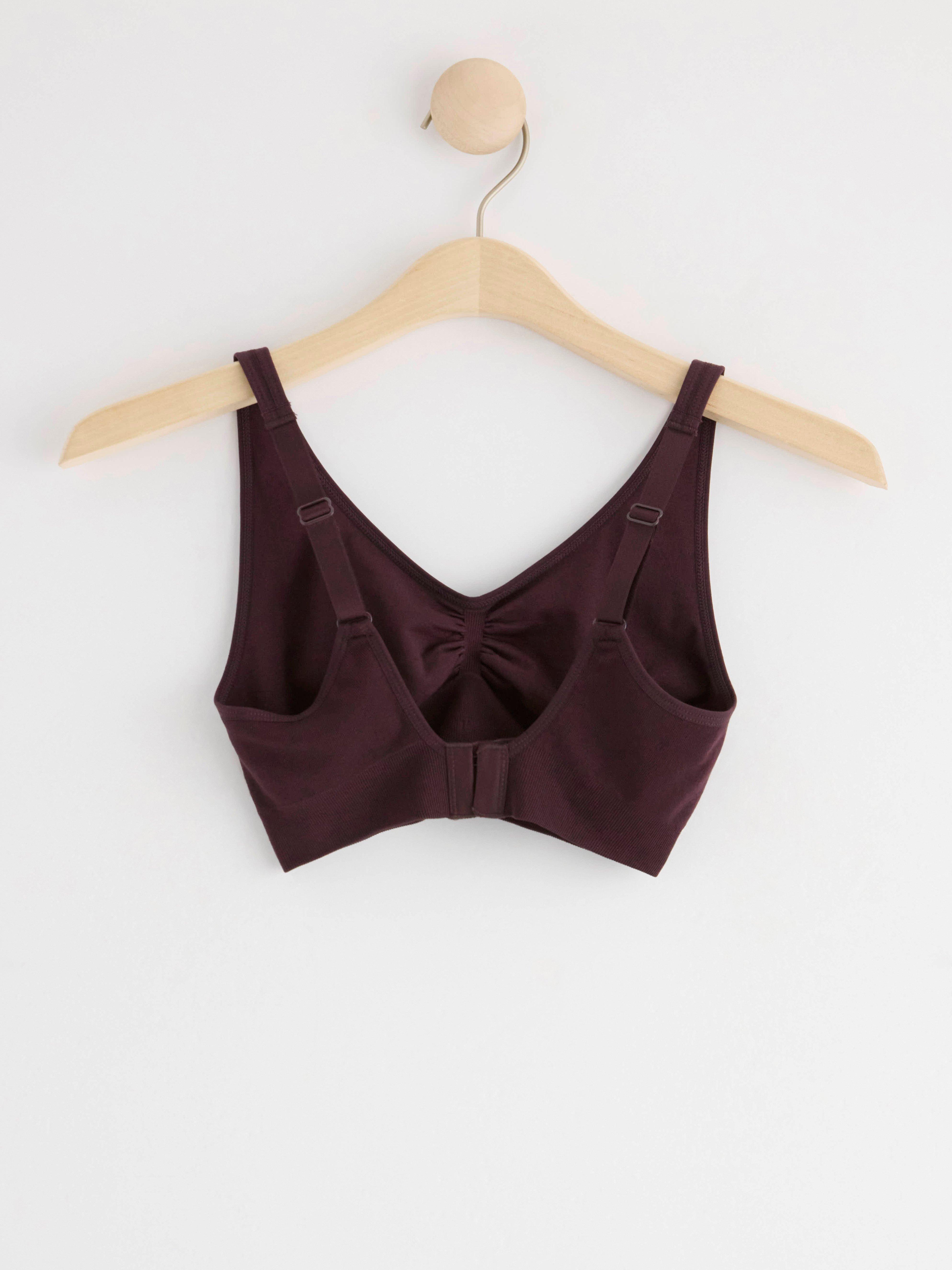 Soft seamless bra Dark Dusty Lilac