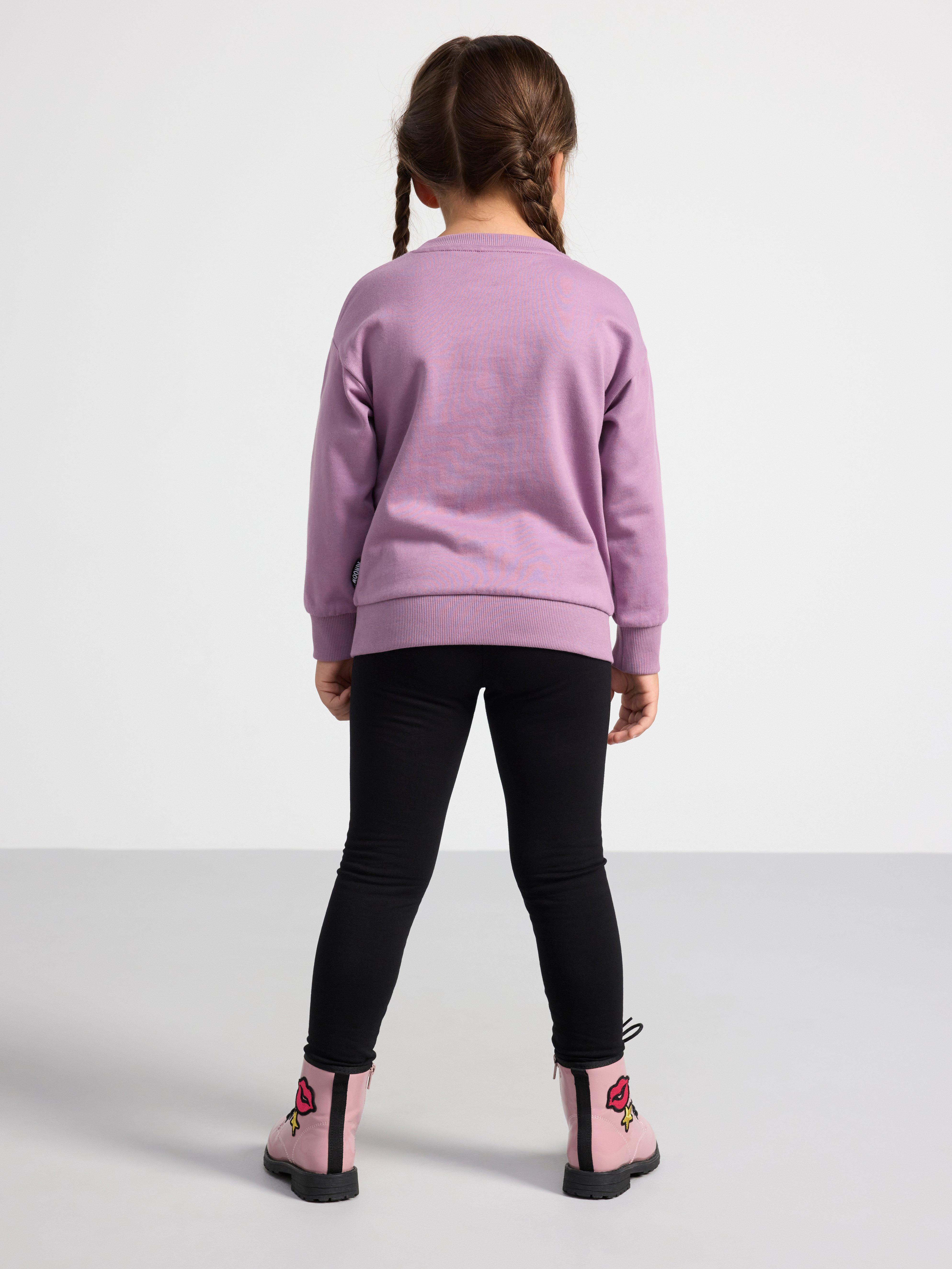 Leggings with Moomin print Black