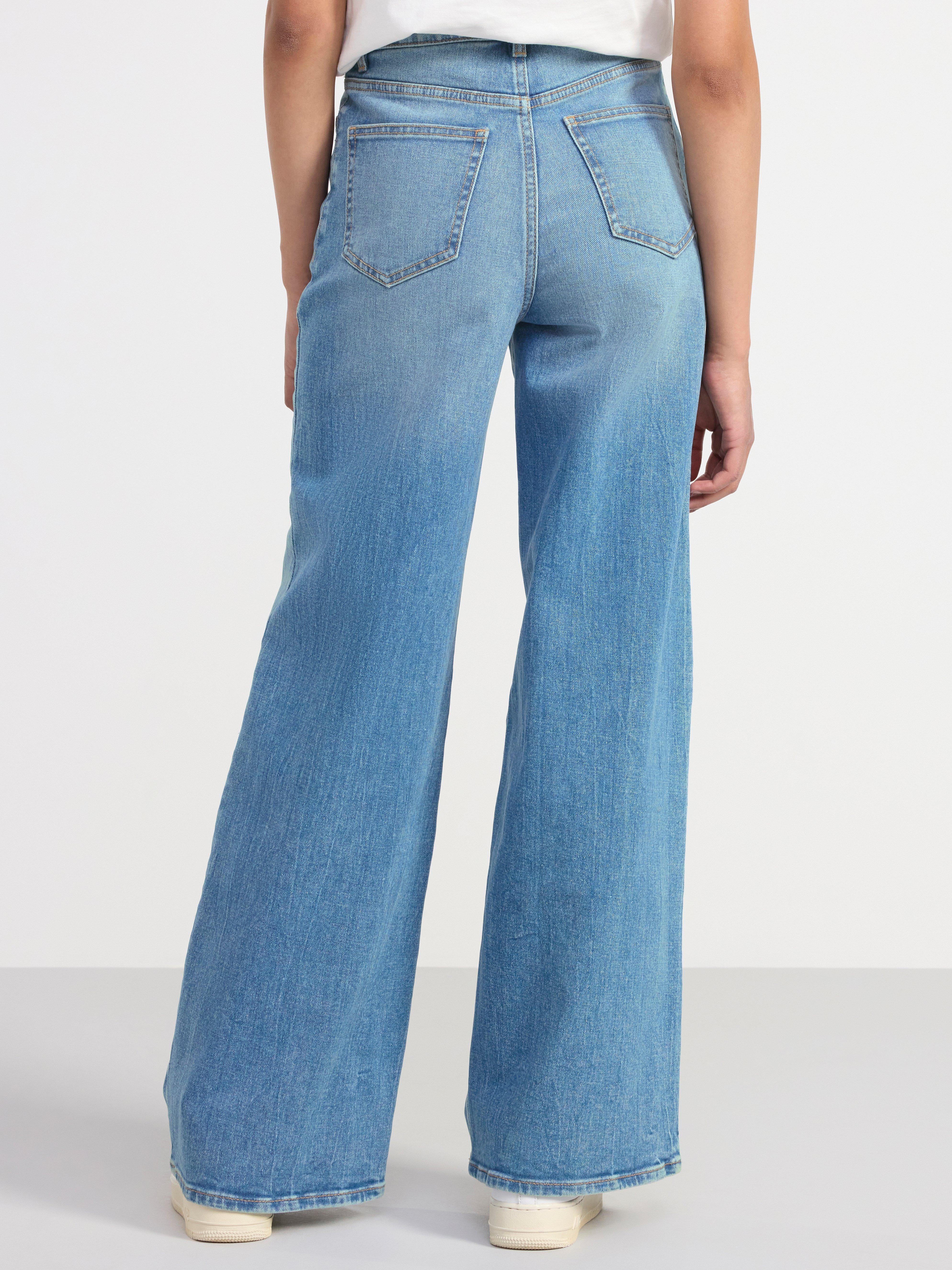 Viola Extra wide Jeans Denim