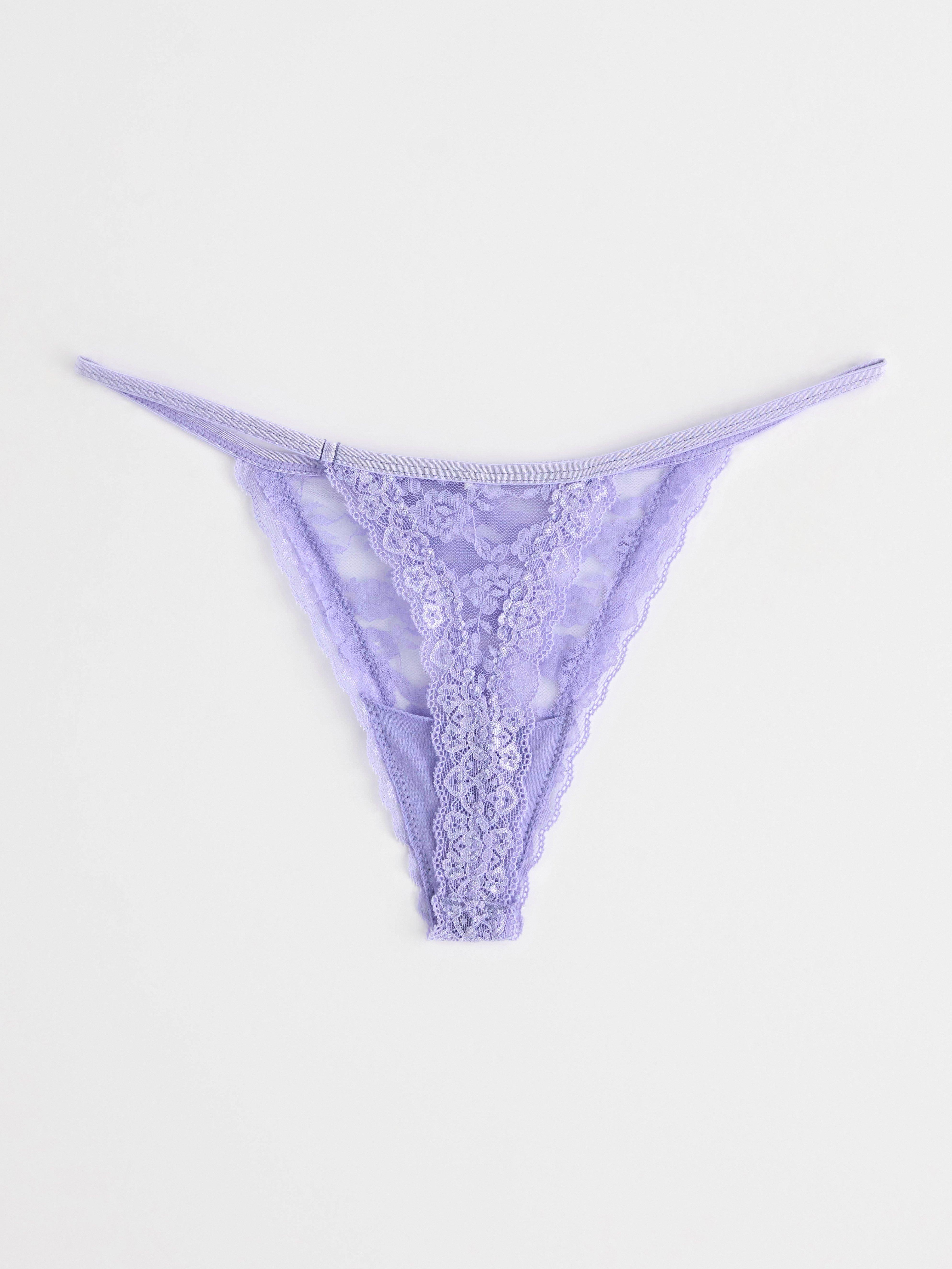 Thong low waist Light Lilac