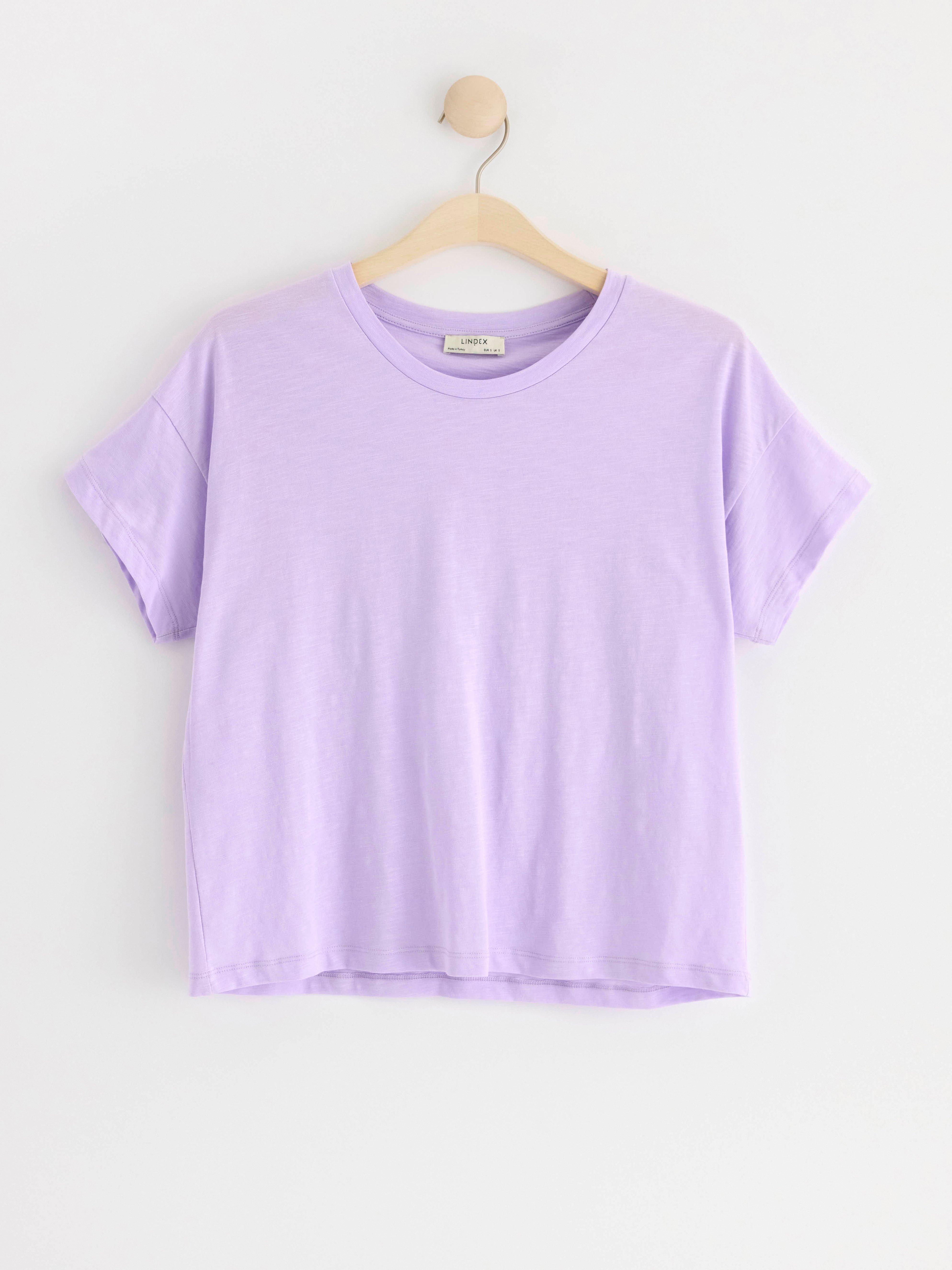 Cotton t-shirt Light lilac