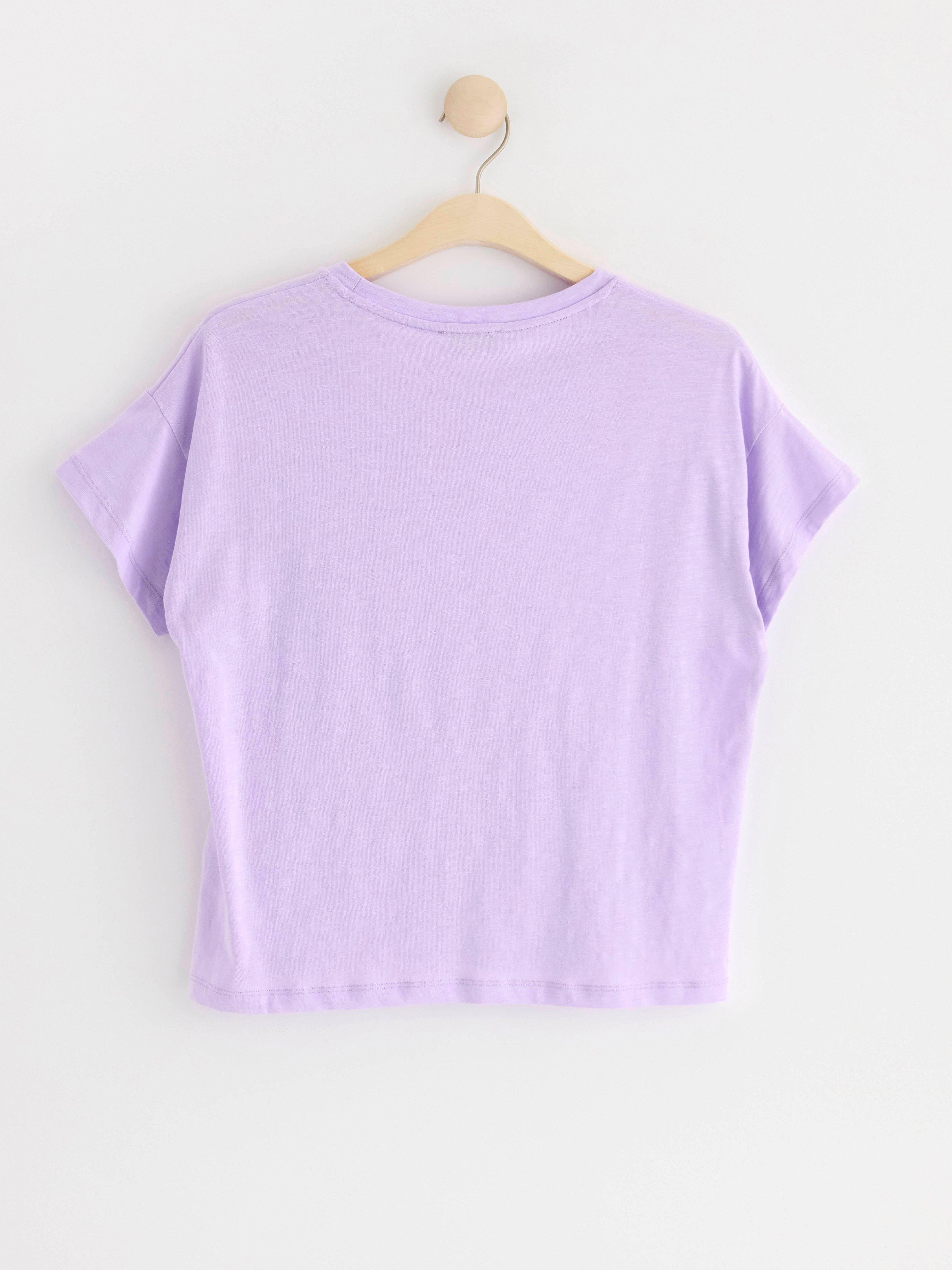 Cotton t-shirt Light lilac