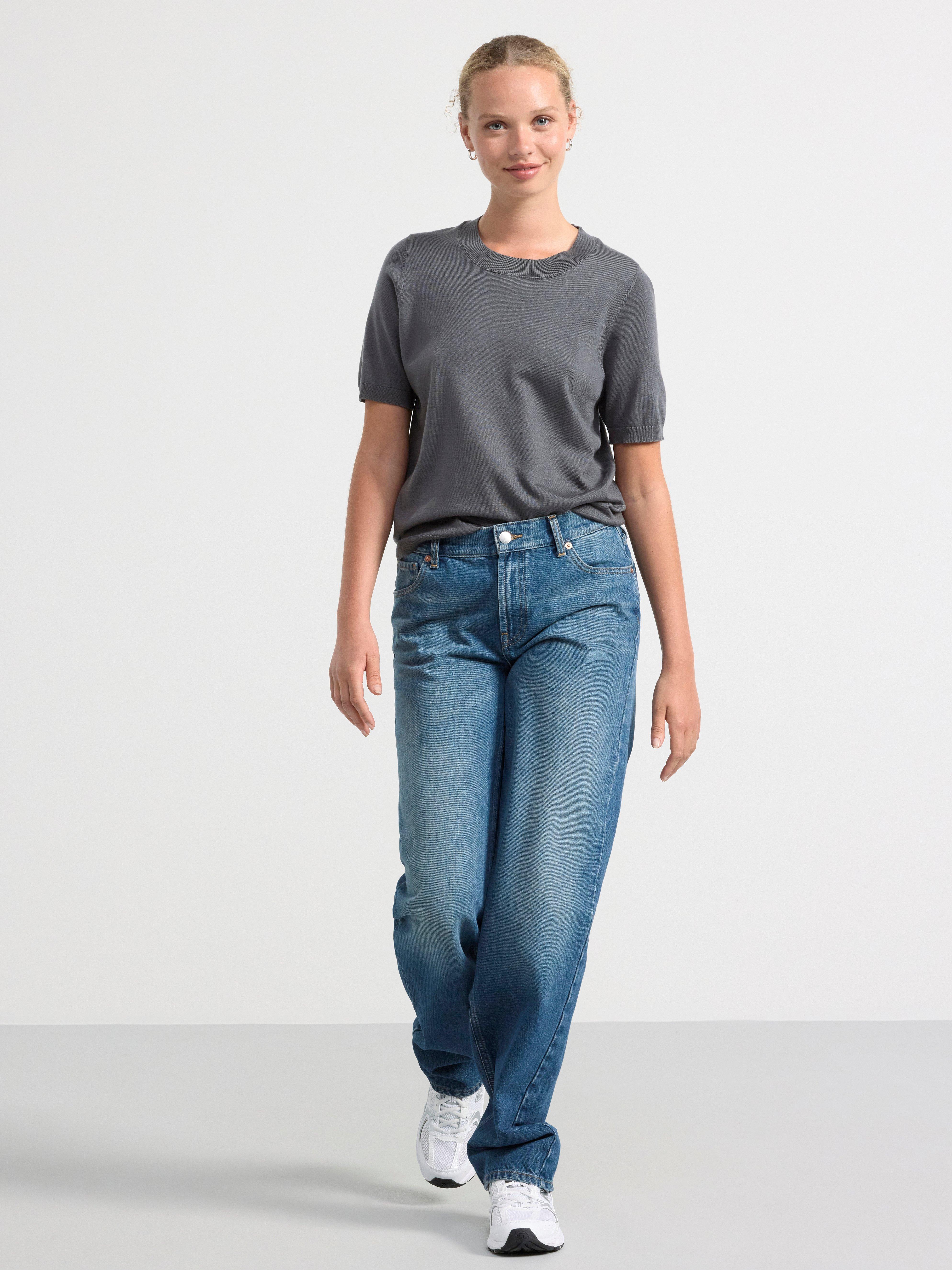 Jumper fine-knitted Dark Grey