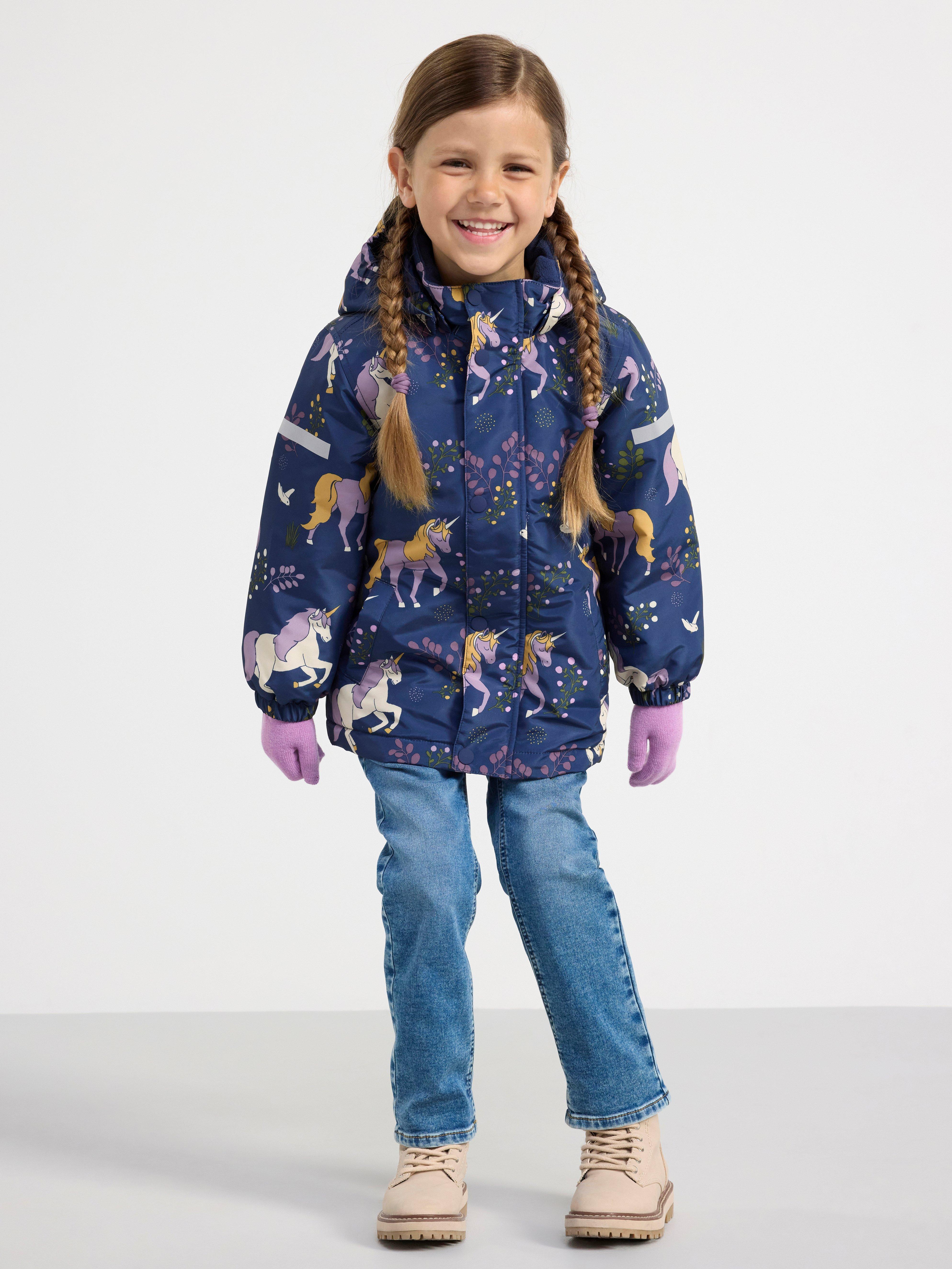Water repellent padded jacket Dark Blue