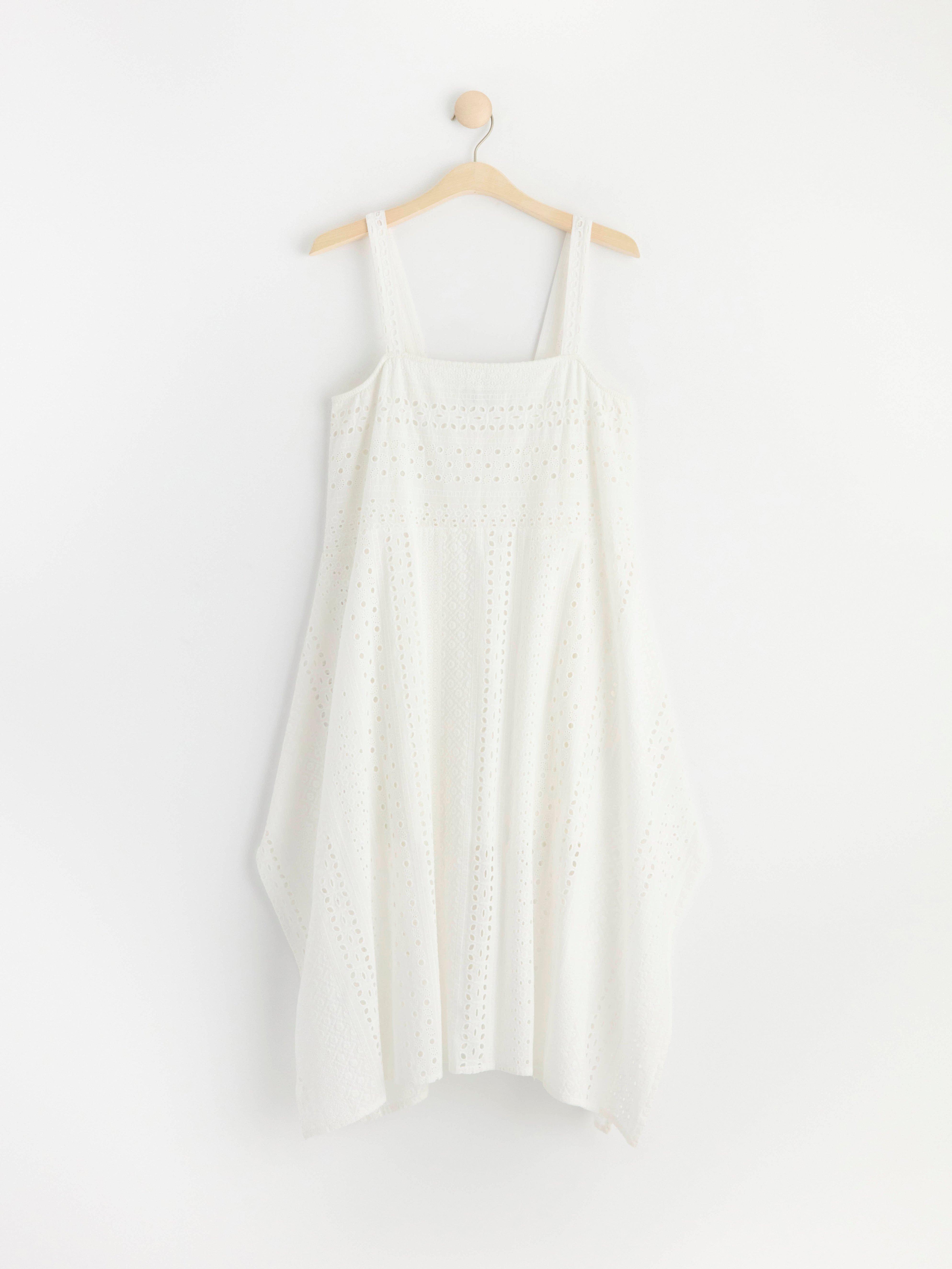 Broderie anglaise dress White