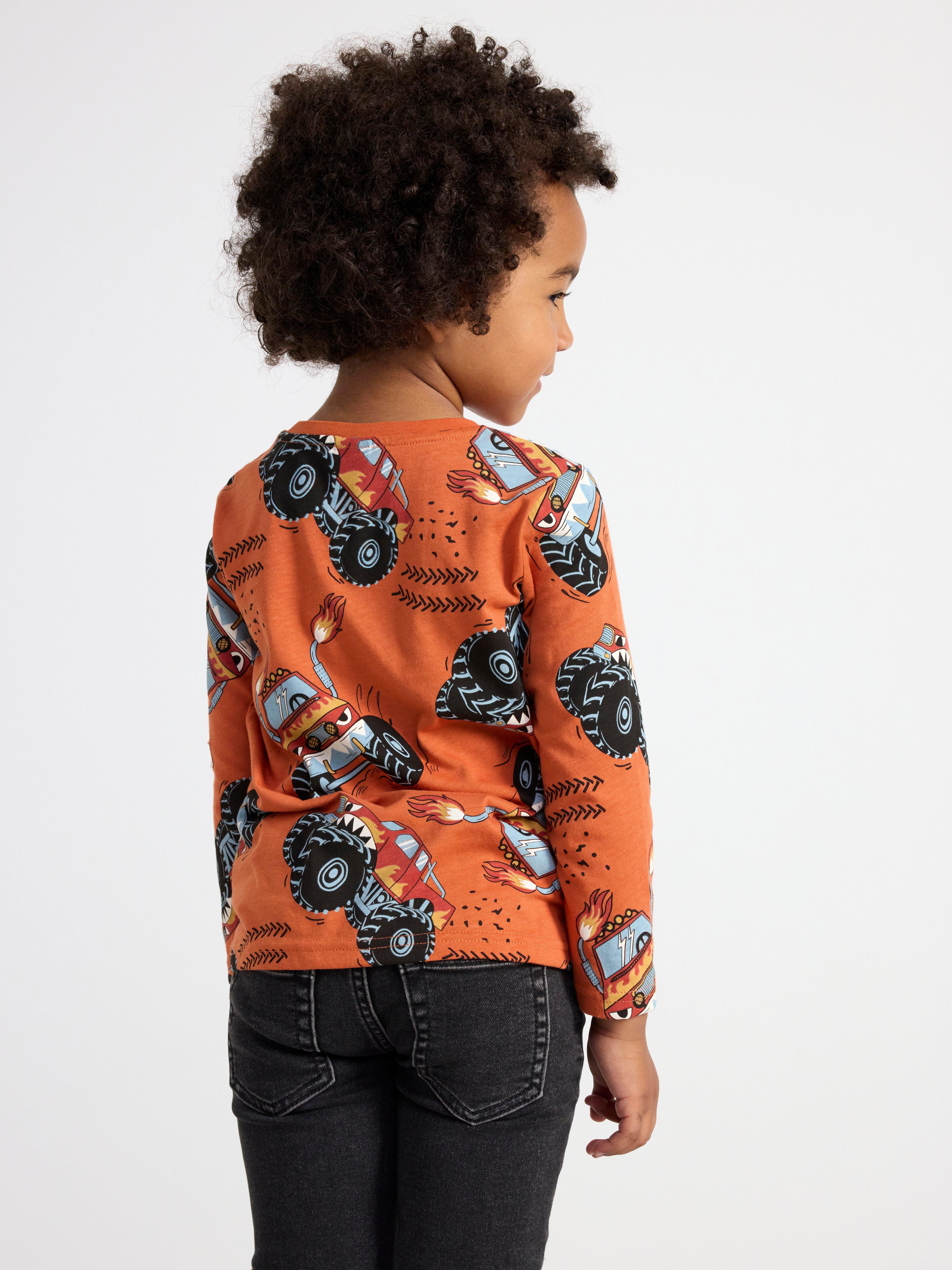 Top with monstertrucks Dusty Orange
