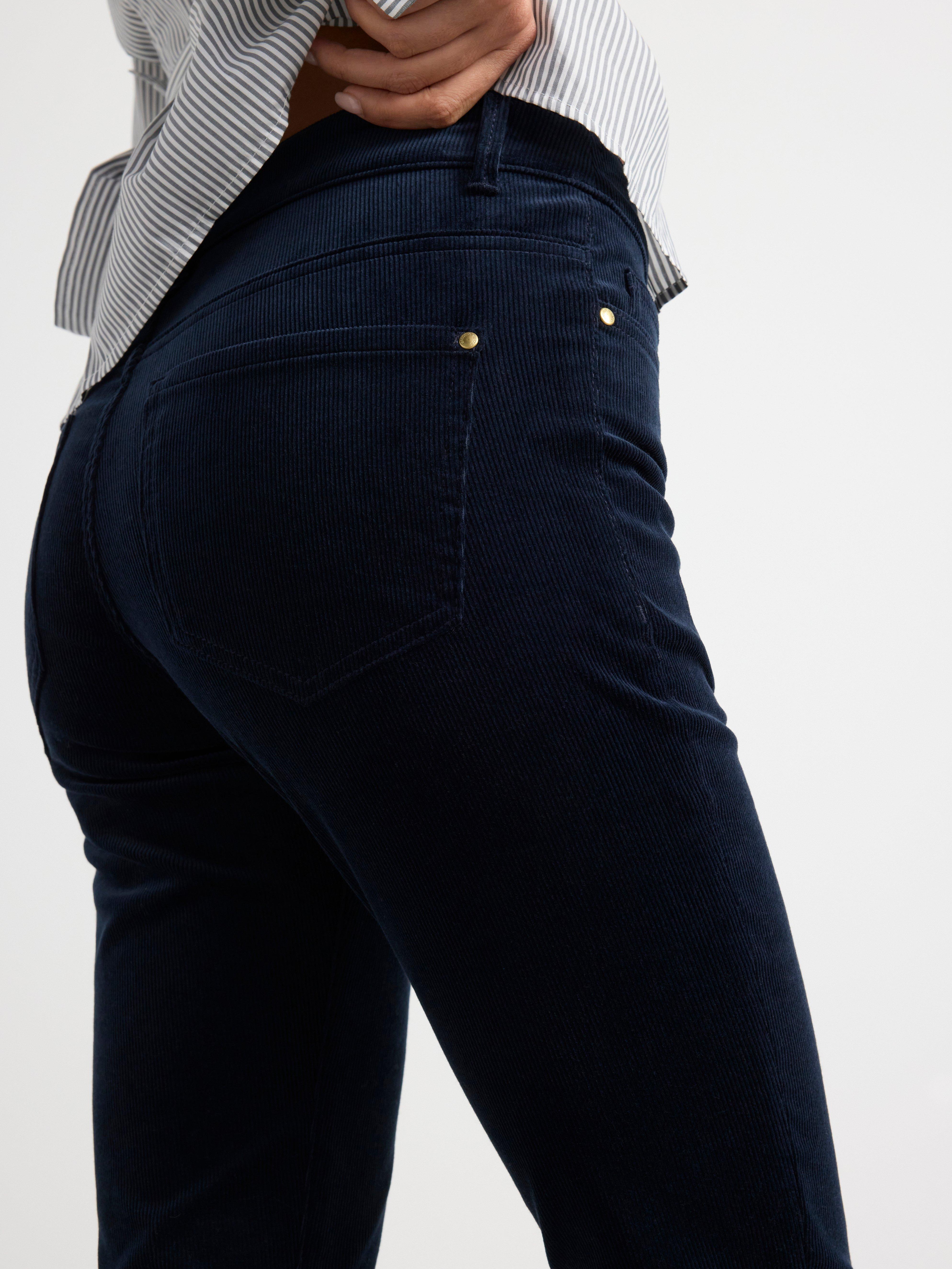 TOVA trousers in corduroy Dark Navy