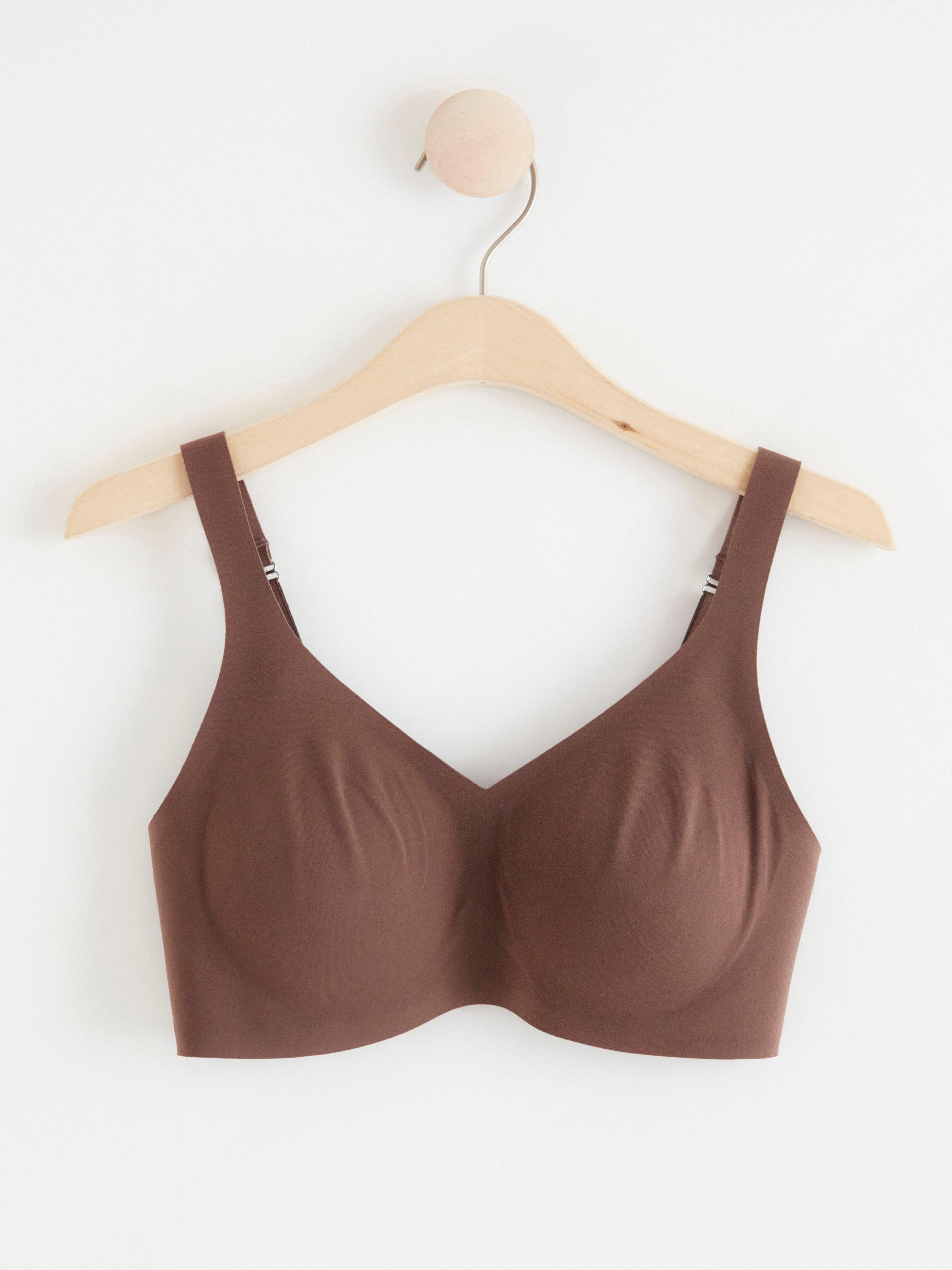 Soft bra Dark Dusty Brown