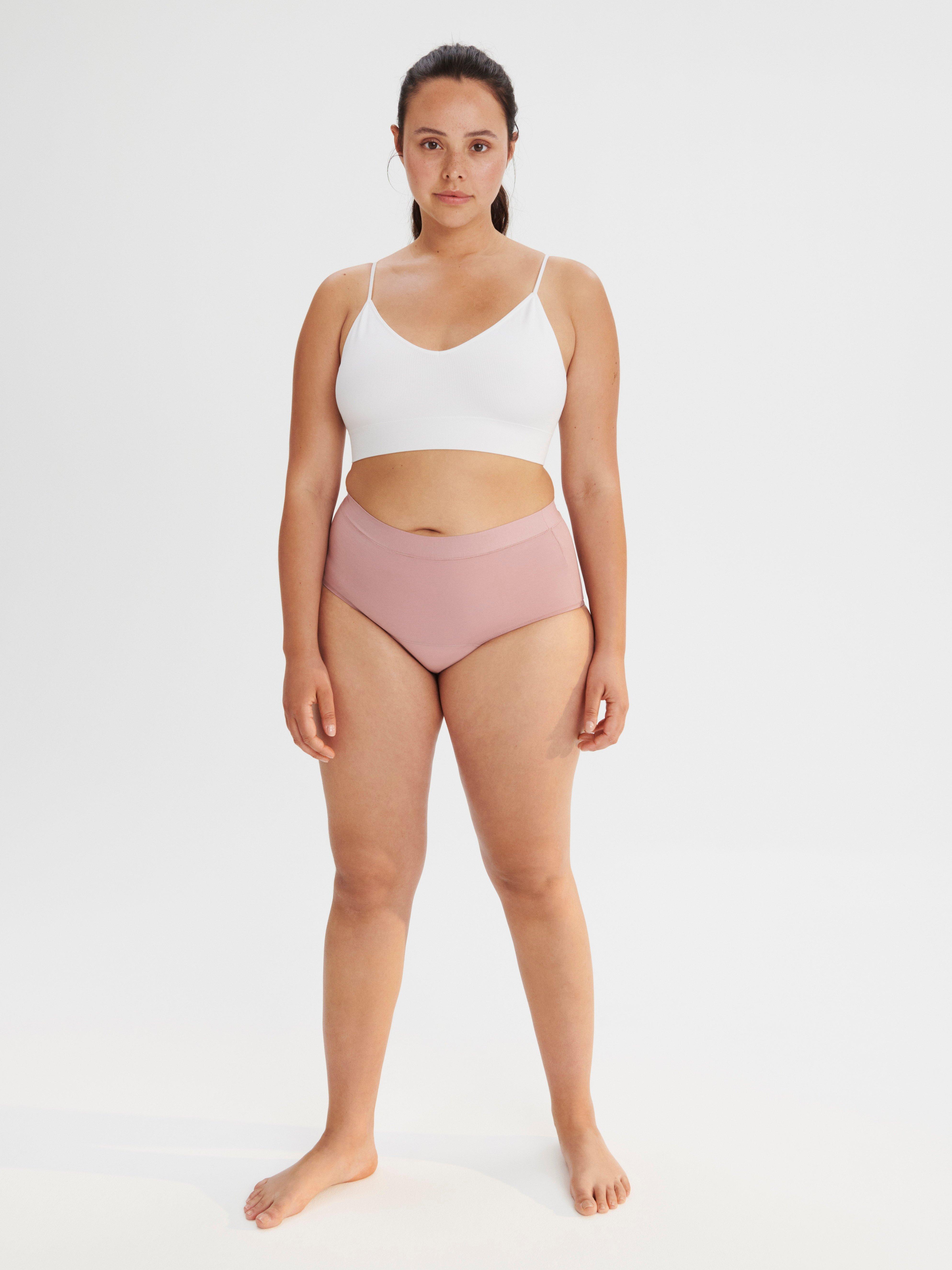 Engineered High Waist Period Proof – Period Panty High Absorbency Light Dusty Pink