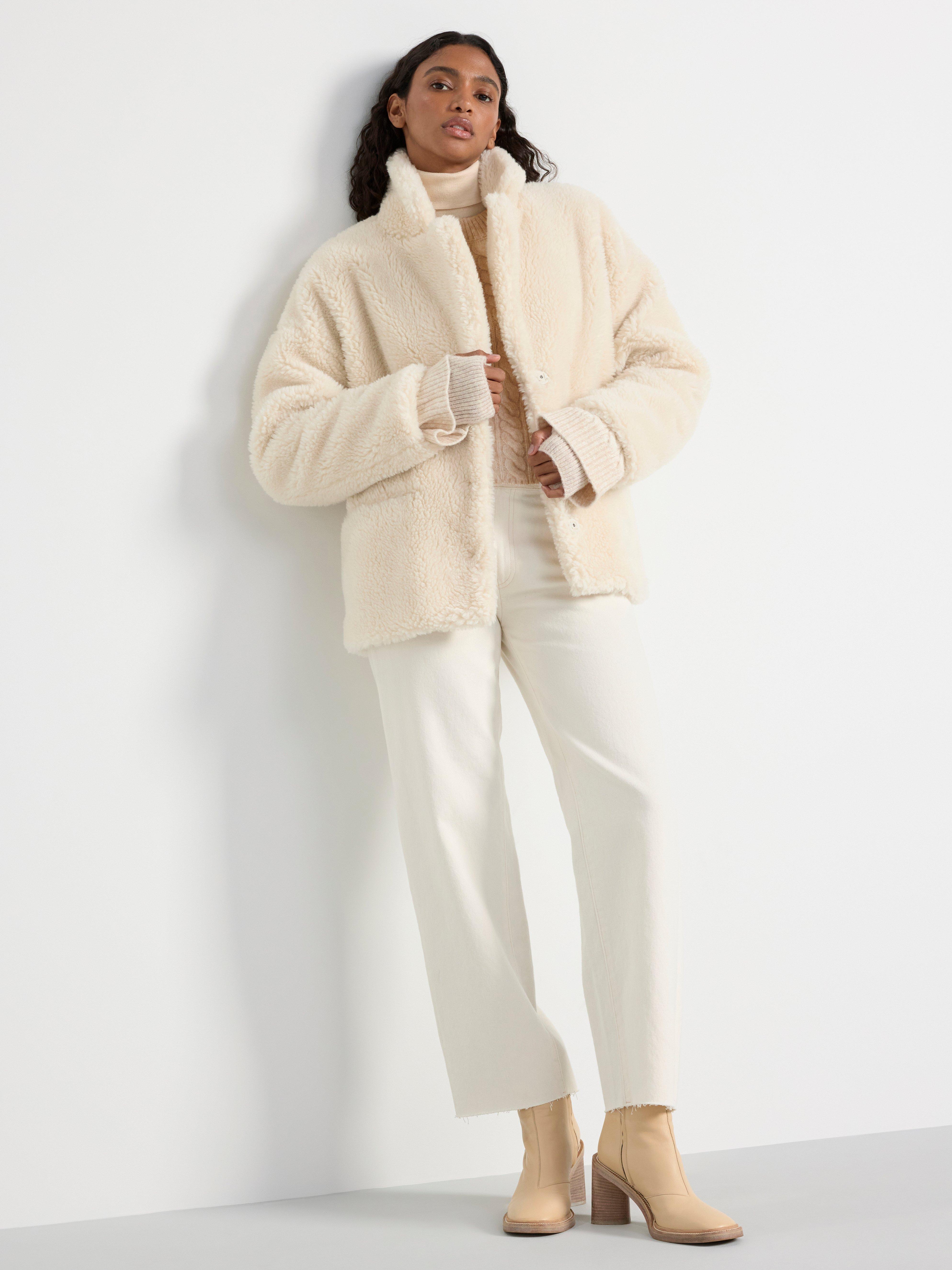 Cable-knit jumper Light Beige