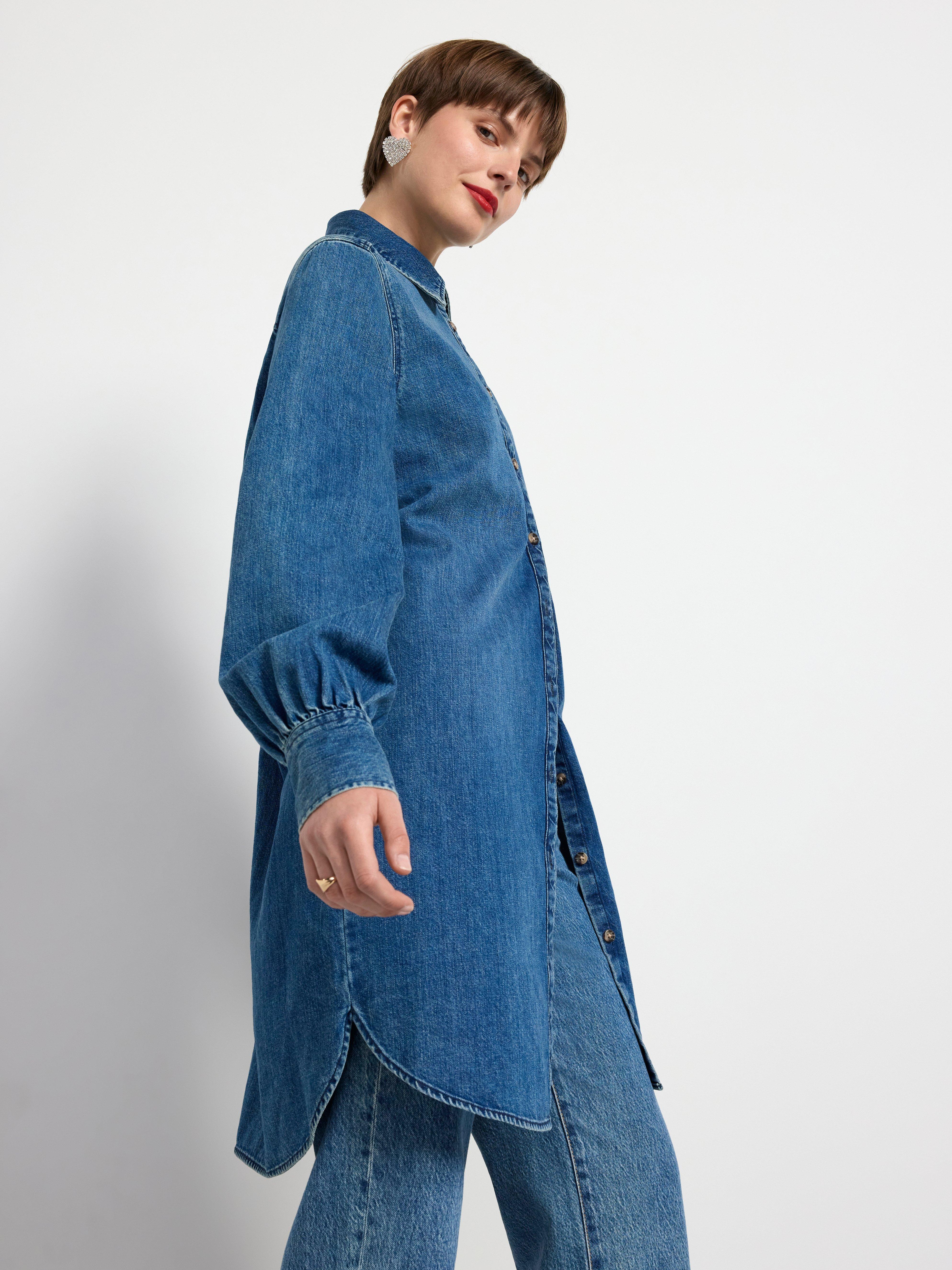 Denim dress Denim blue