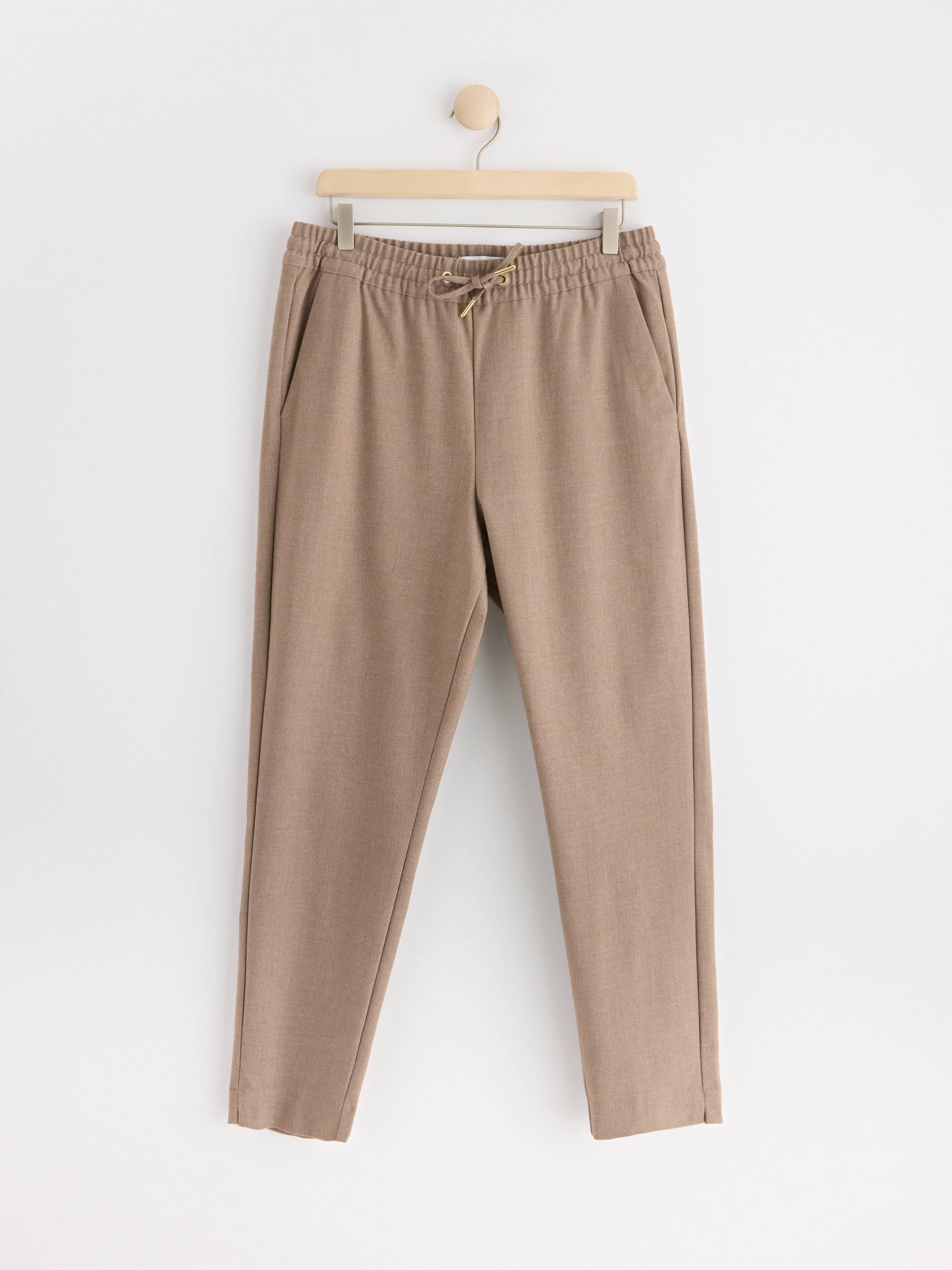 AVA Tapered trousers Dusty Khaki