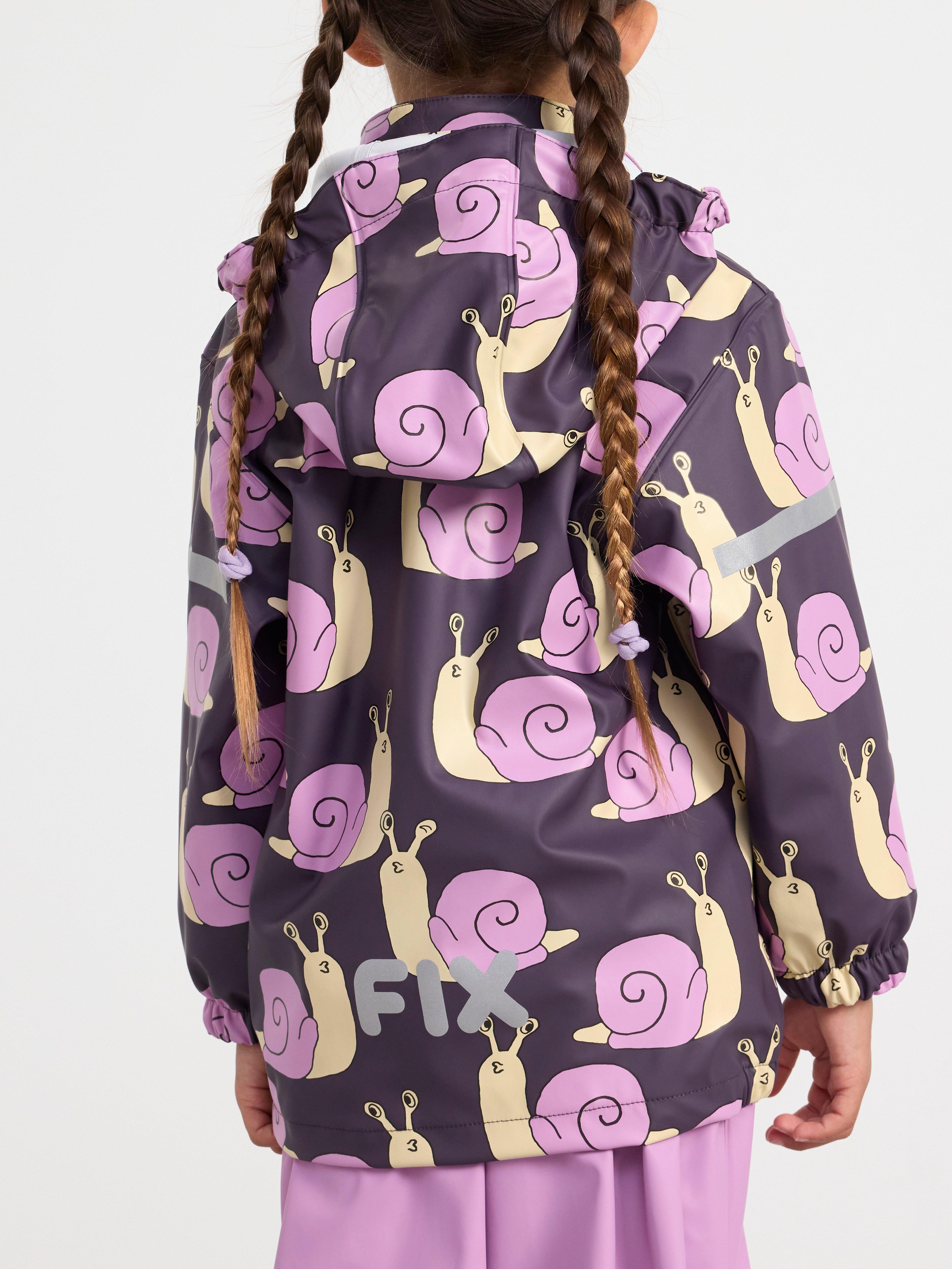 FIX Rain jacket Dark Lilac