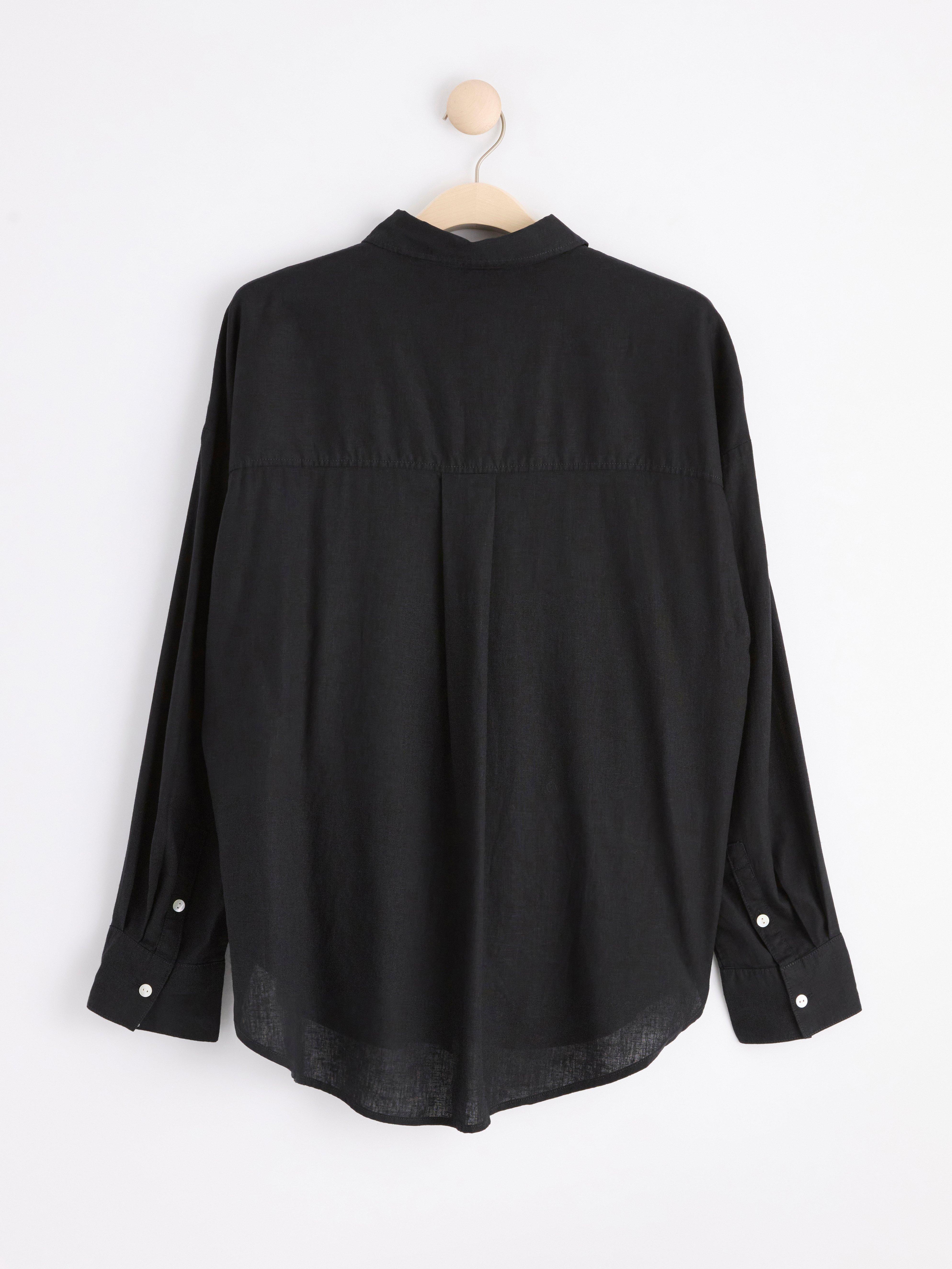 Linen shirt Black