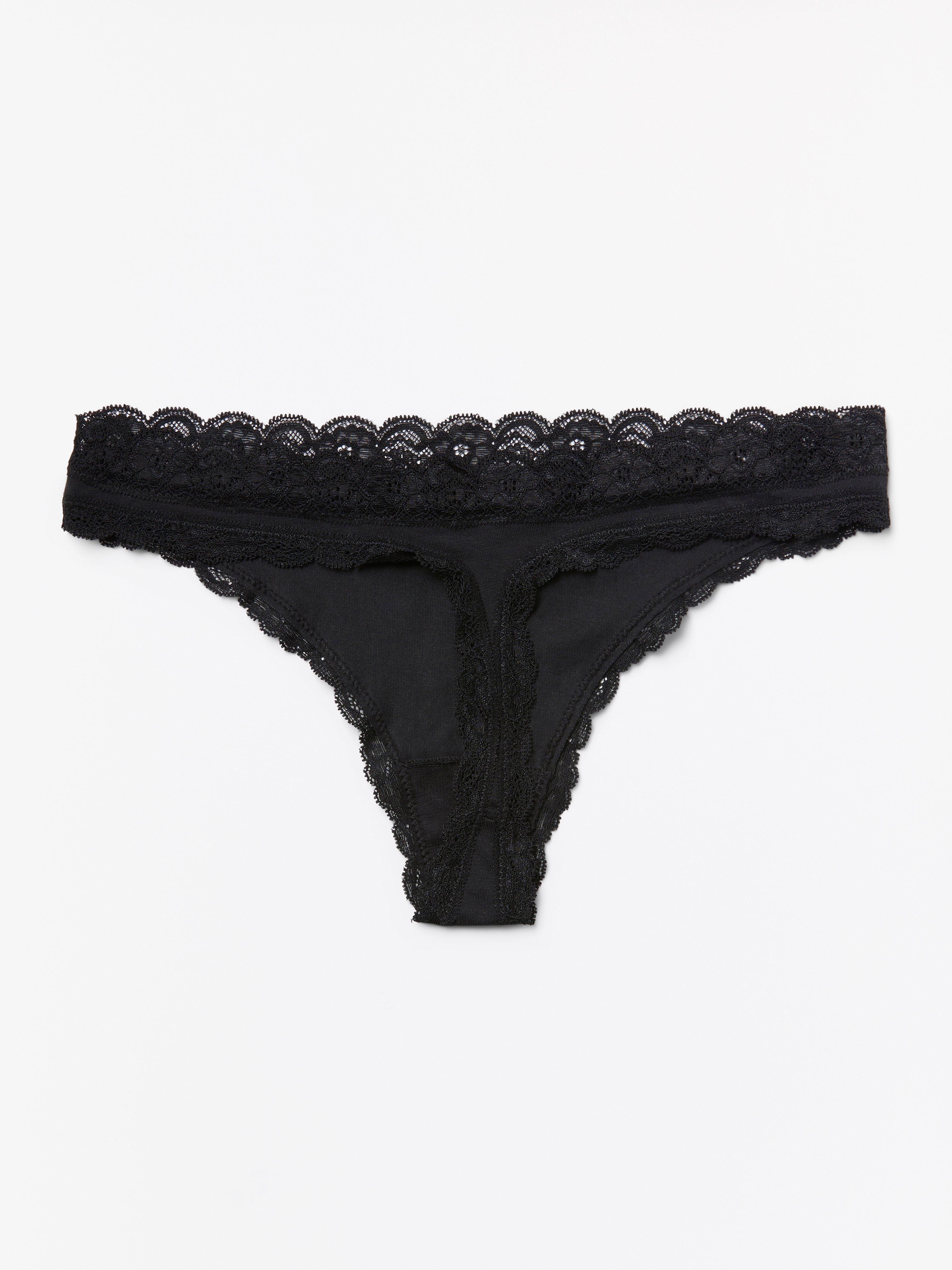 Thong regular Black